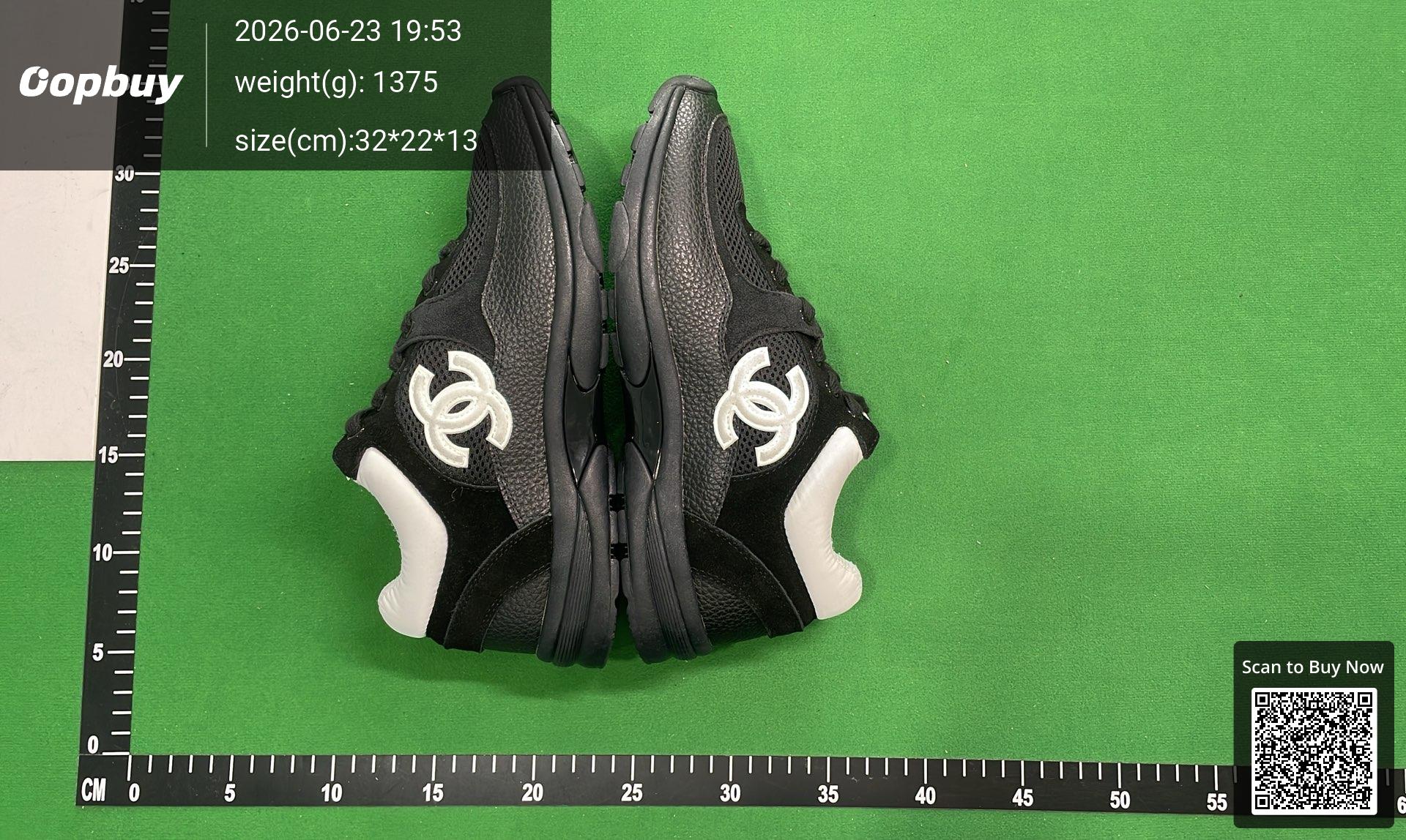 Foto QC 5 de Chanel Sneaker Low Black White