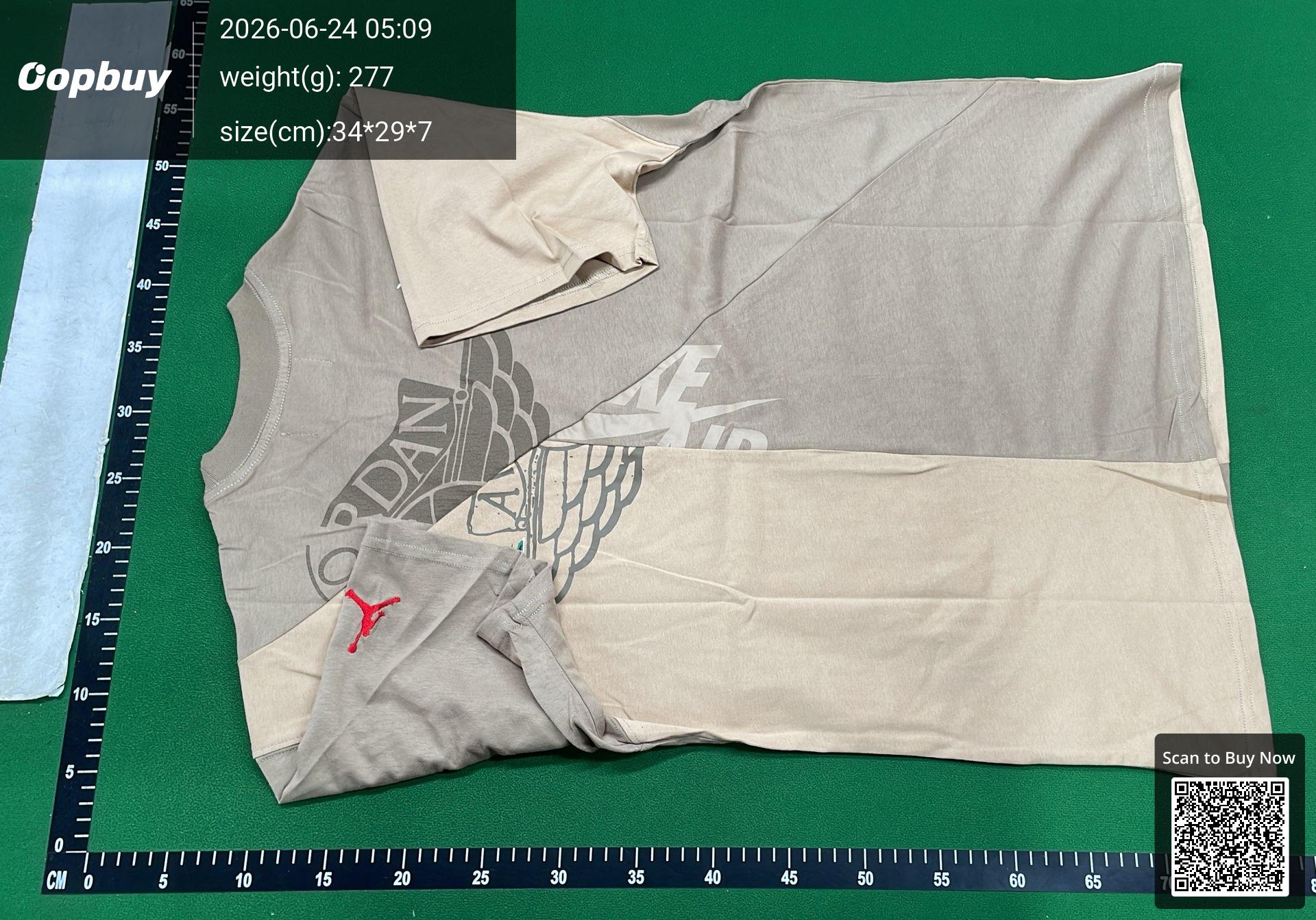 Foto QC 3 de Jordan Wings Split T-shirt Khaki
