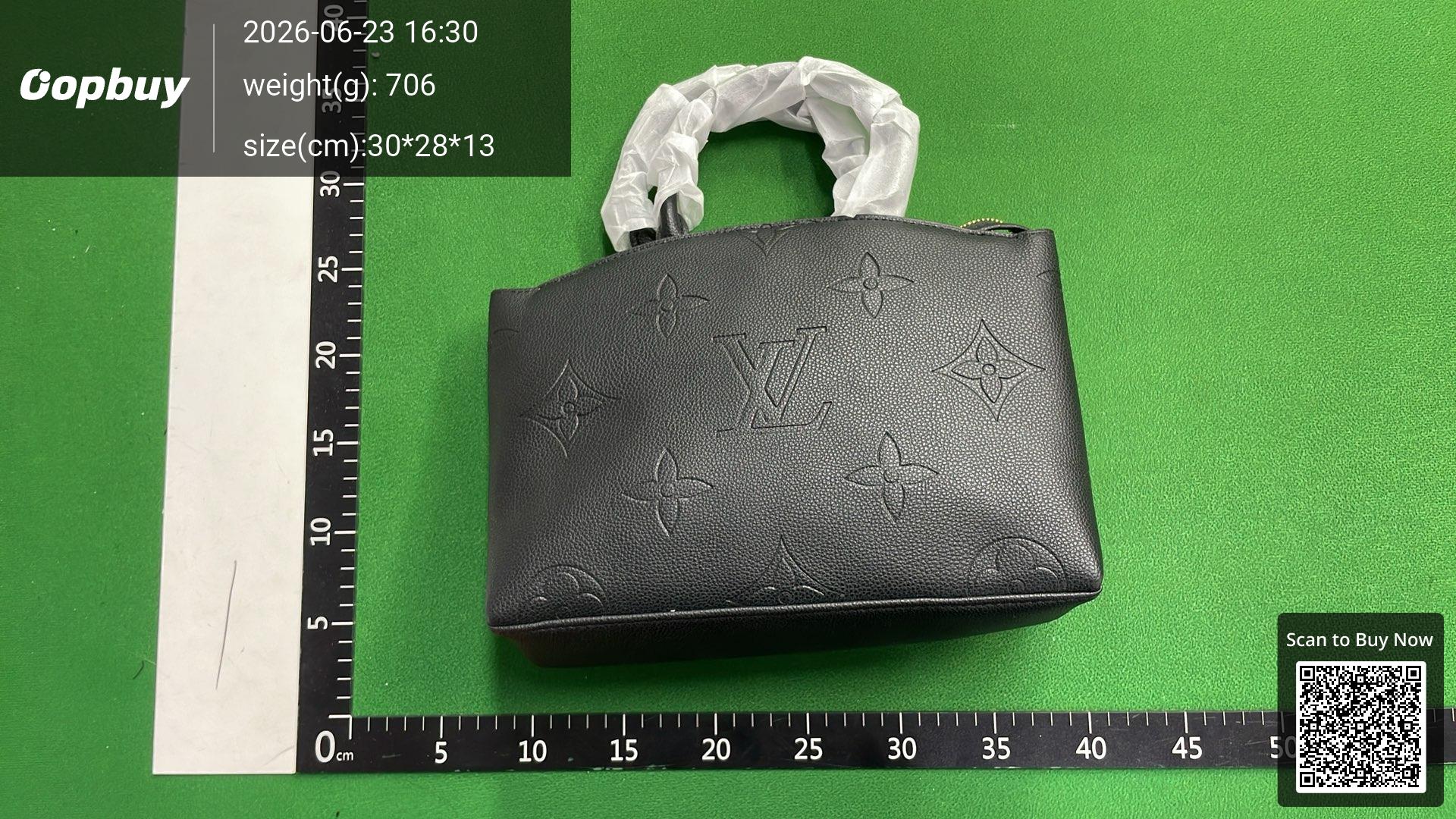 Foto QC 4 de Louis Vuitton Monogram Empreinte Top Handle Set White