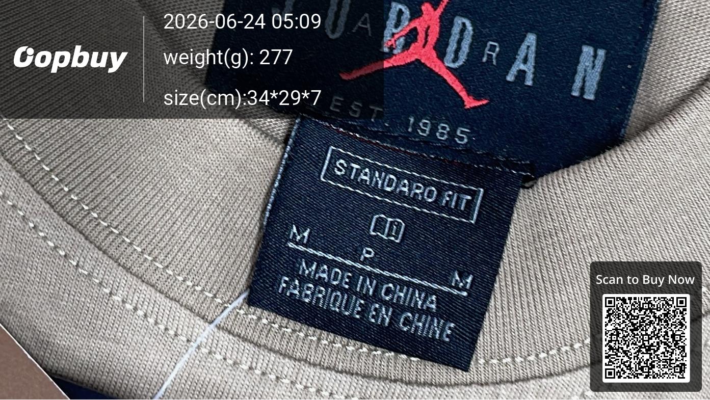 Foto QC 1 de Jordan Wings Split T-shirt Khaki