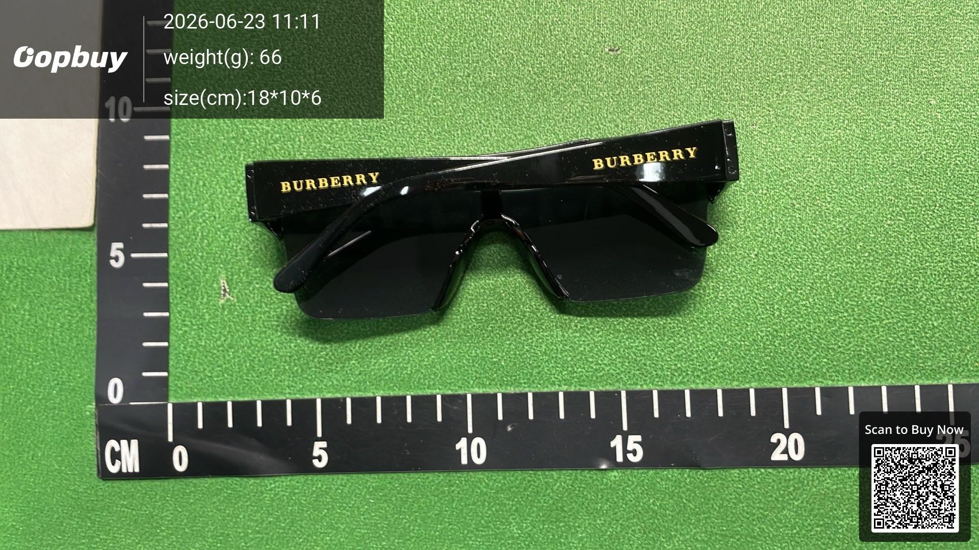 Foto QC 5 de Cartier Rimless Rectangle Metal Sunglasses Gold Blue Yellow Gradient (CT0121)