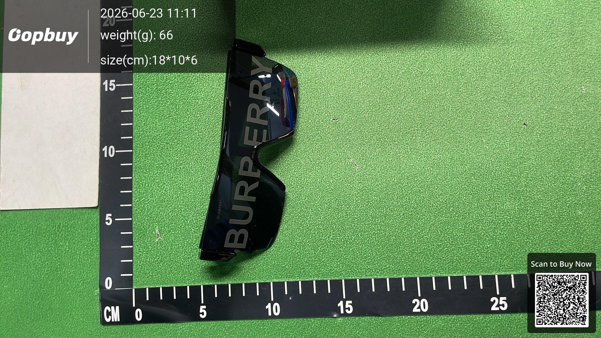 Foto QC 6 de Cartier Rimless Rectangle Metal Sunglasses Gold Blue Yellow Gradient (CT0121)