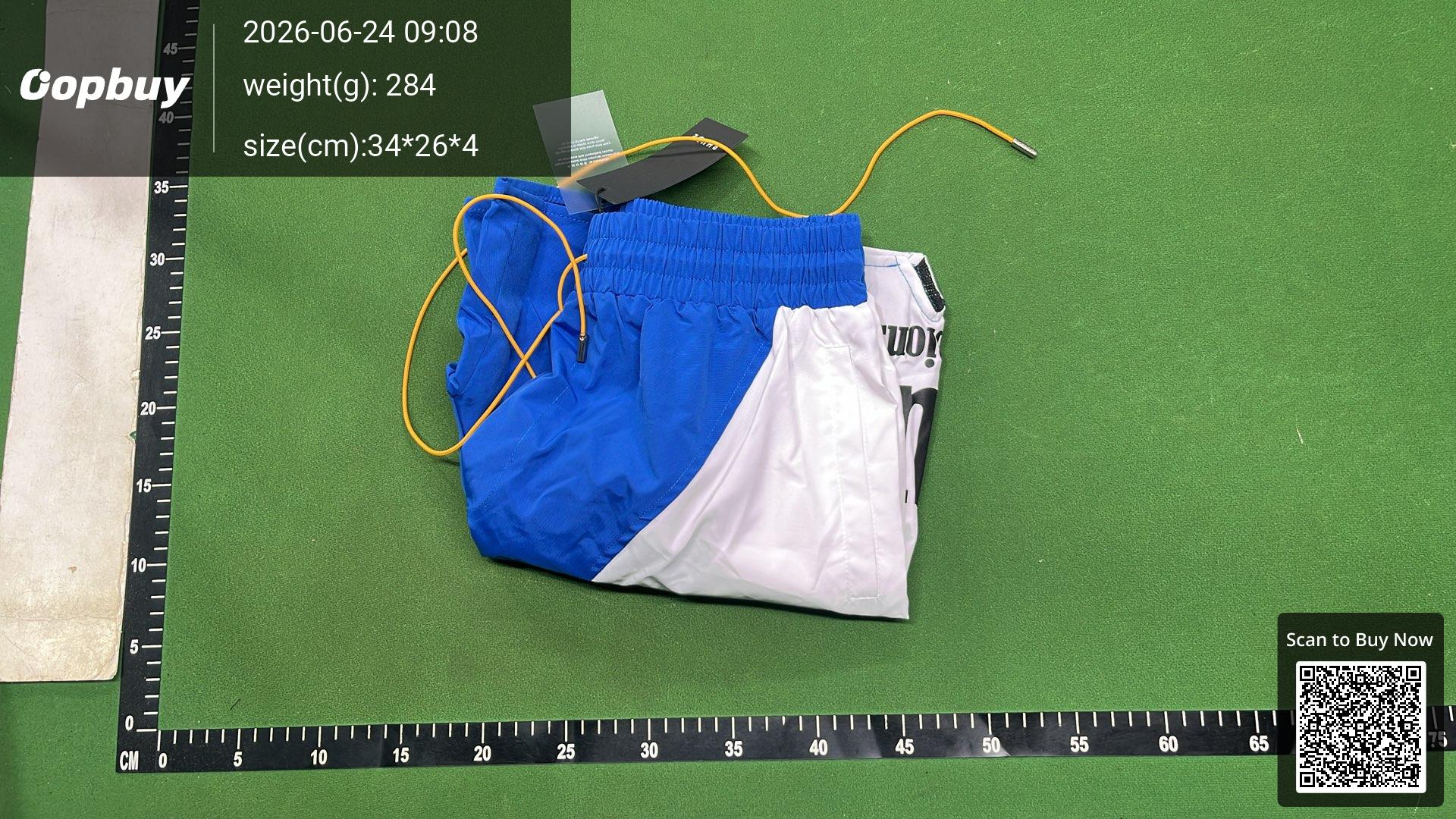 Foto QC 4 de Rhude Shorts Vegan Leather Embroidered Brown
