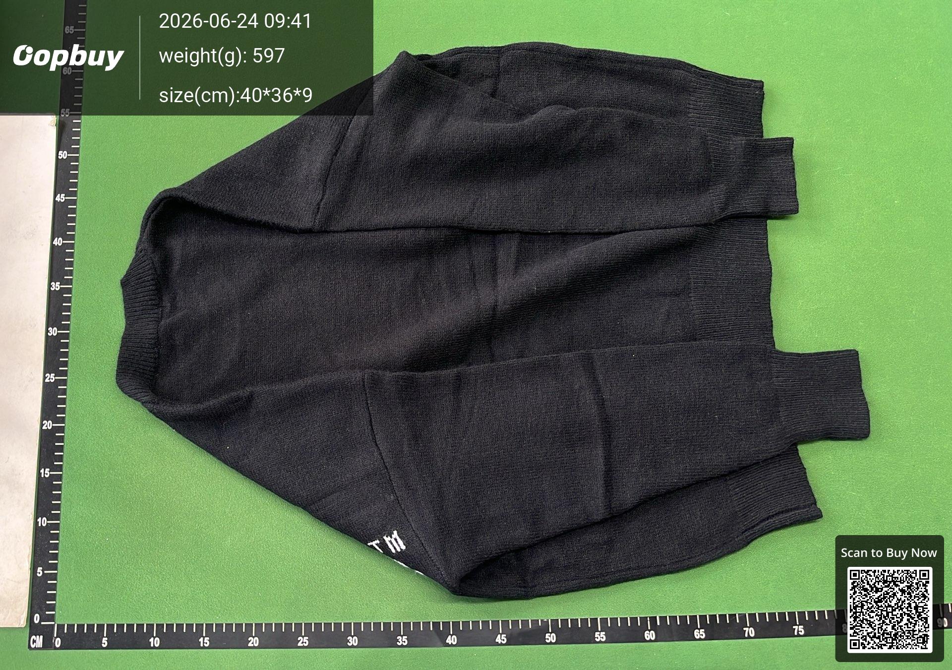 Foto QC 3 de Cole Buxton Crewneck Sweater CB Logo Knit Black