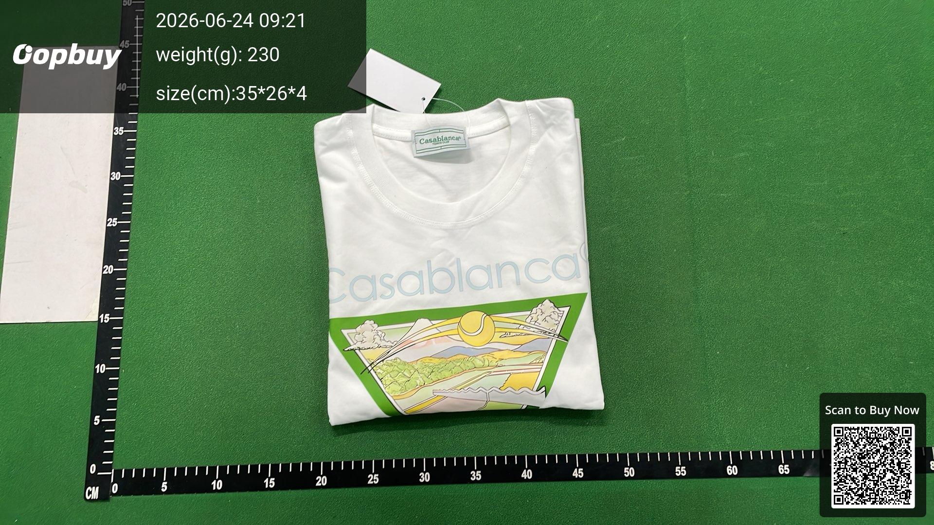Foto QC 8 de Casablanca T-shirt Aiiiiiiiir Airplane Logo White