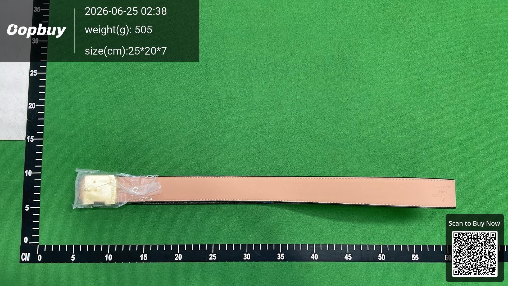 Foto QC 2 de Louis Vuitton LV Initiales Belt White Graphic Leather