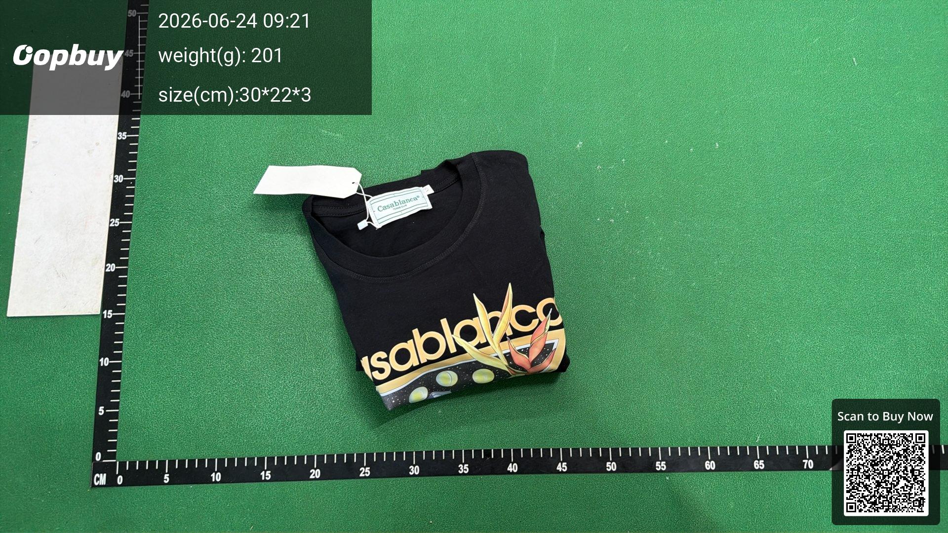 Foto QC 4 de Casablanca T-shirt Aiiiiiiiir Airplane Logo White