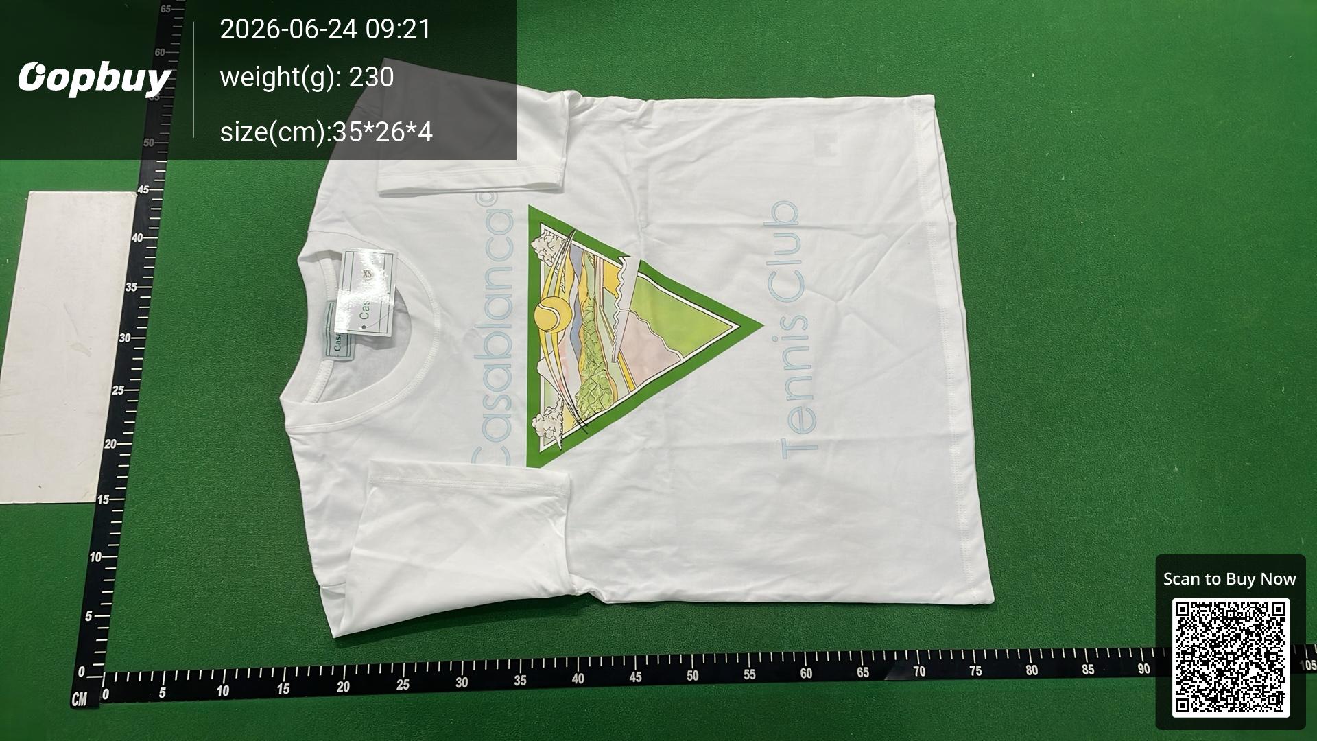 Foto QC 6 de Casablanca T-shirt Aiiiiiiiir Airplane Logo White