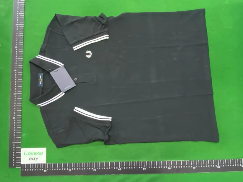 Black with double white edges