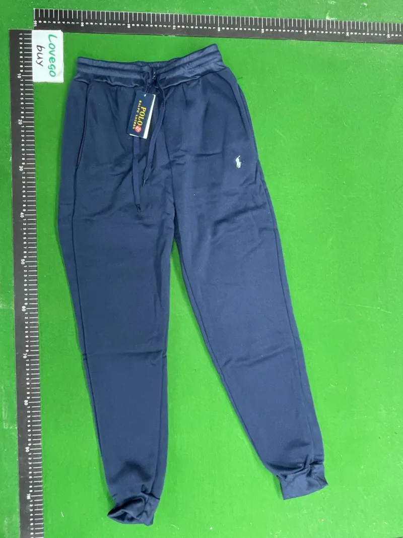 Pants navy blue light blue label