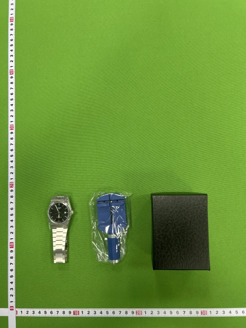 精钢机械格面银黑