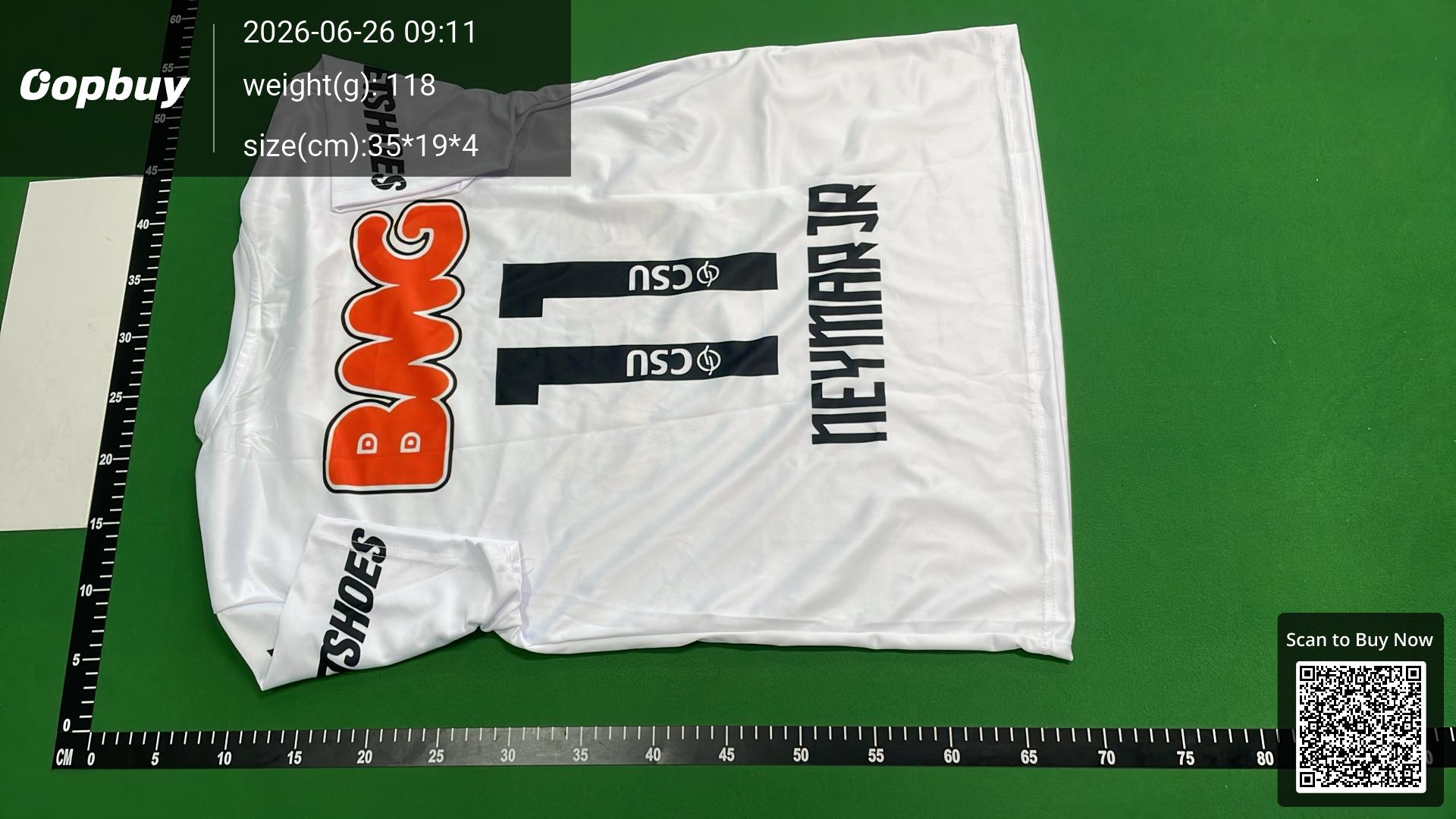 Foto QC 7 de Santos FC Retro 2012 Third Neymar Jr #11 Jersey Turquoise