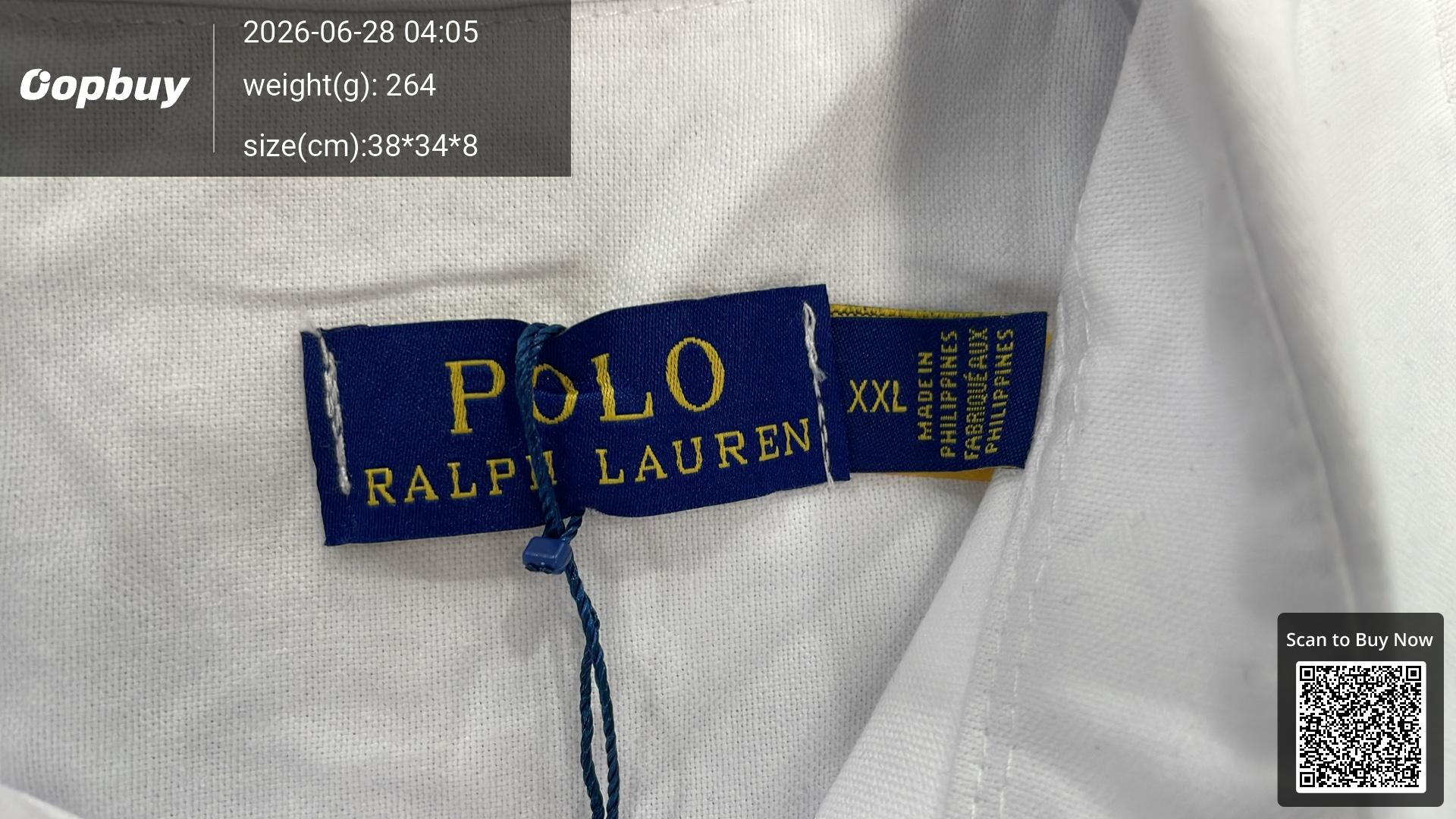 Foto QC 1 de Polo Ralph Lauren A-Line Skirt Belted Oxford Sleeveless Shirt White