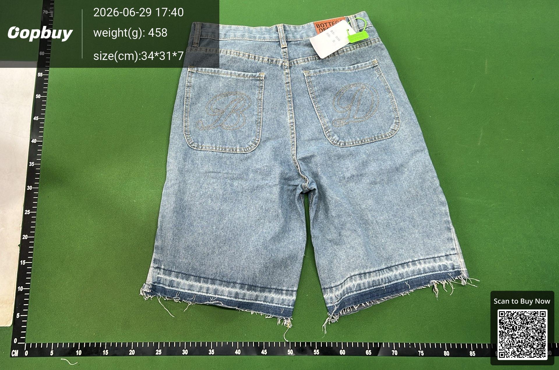 Foto QC 3 de Other Bottega Desires Denim Shorts Loose Blue
