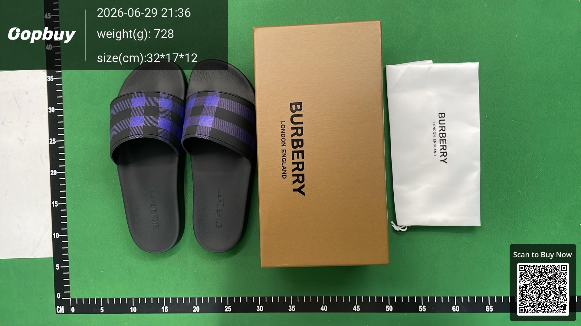 Foto QC 1 de Balenciaga BB Pool Slide Rubber Black White