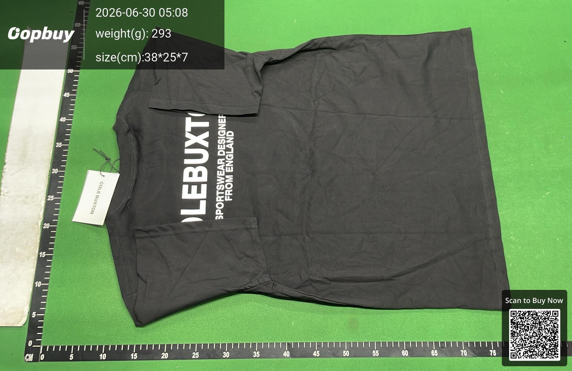 Foto QC 3 de Cole Buxton Athletic Essentialism T-shirt Brown