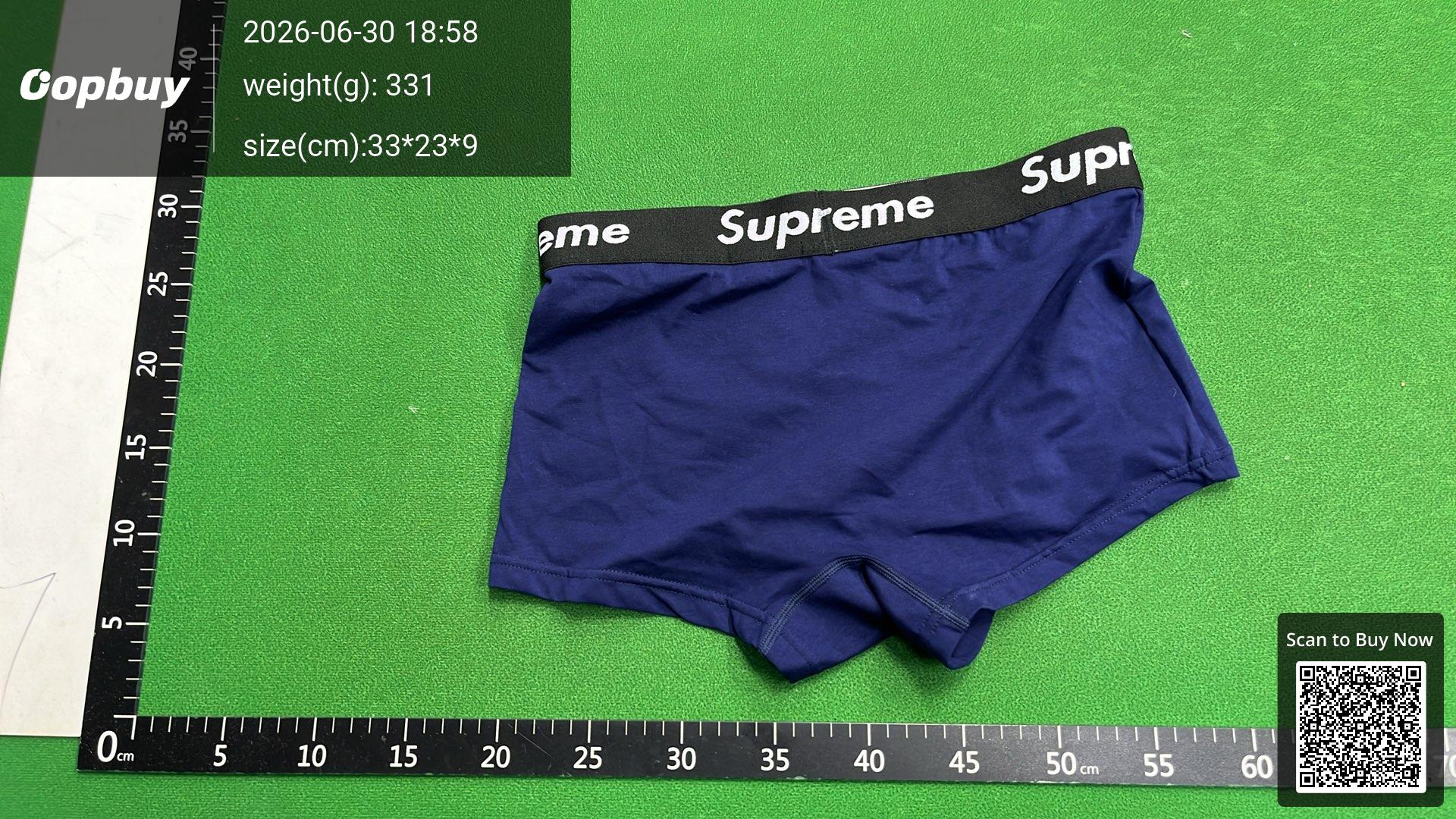 Foto QC 7 de Supreme Underwear Cotton Boxer Red