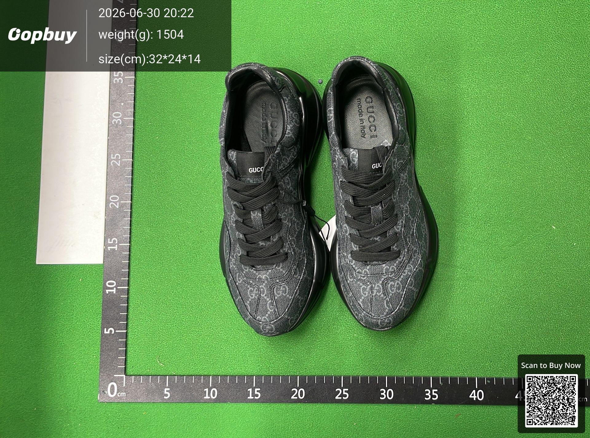 Foto QC 6 de Gucci Rhyton Low GG Supreme Monogram Blue Navy
