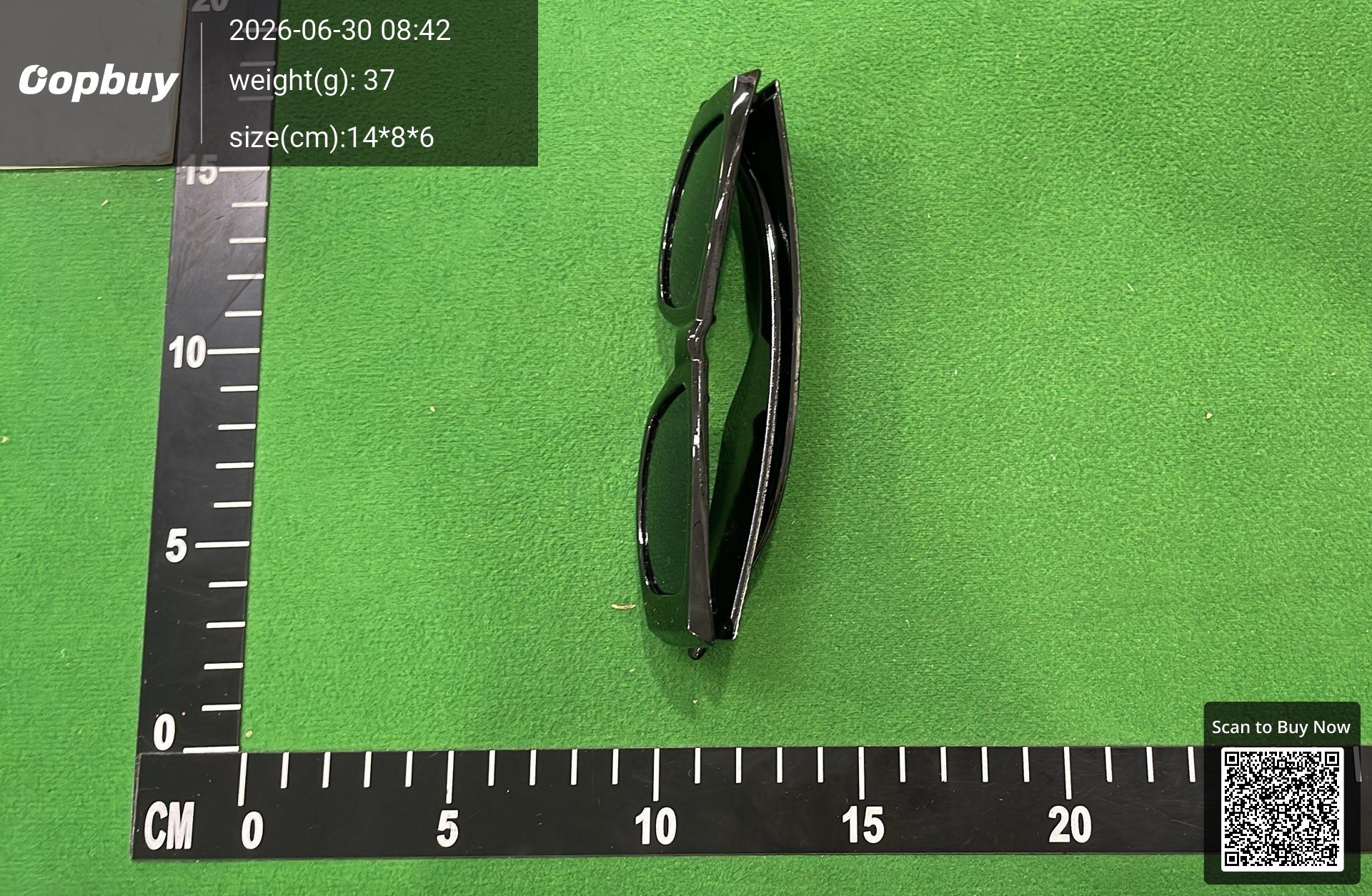 Foto QC 3 de Palm Angels Rectangular Acetate Eyeglasses Transparent Transparent (7436443459)