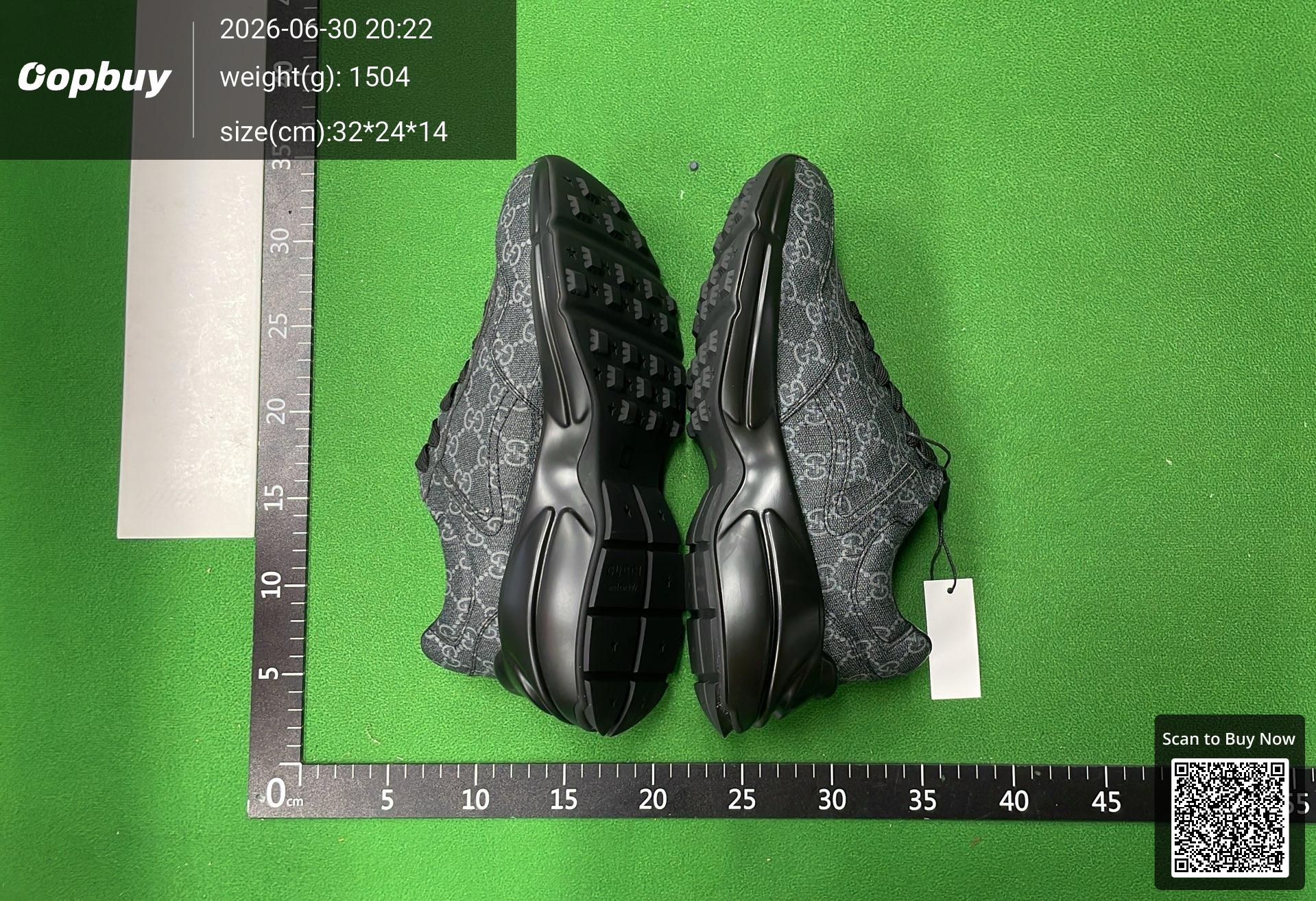 Foto QC 4 de Gucci Rhyton Low GG Supreme Monogram Blue Navy