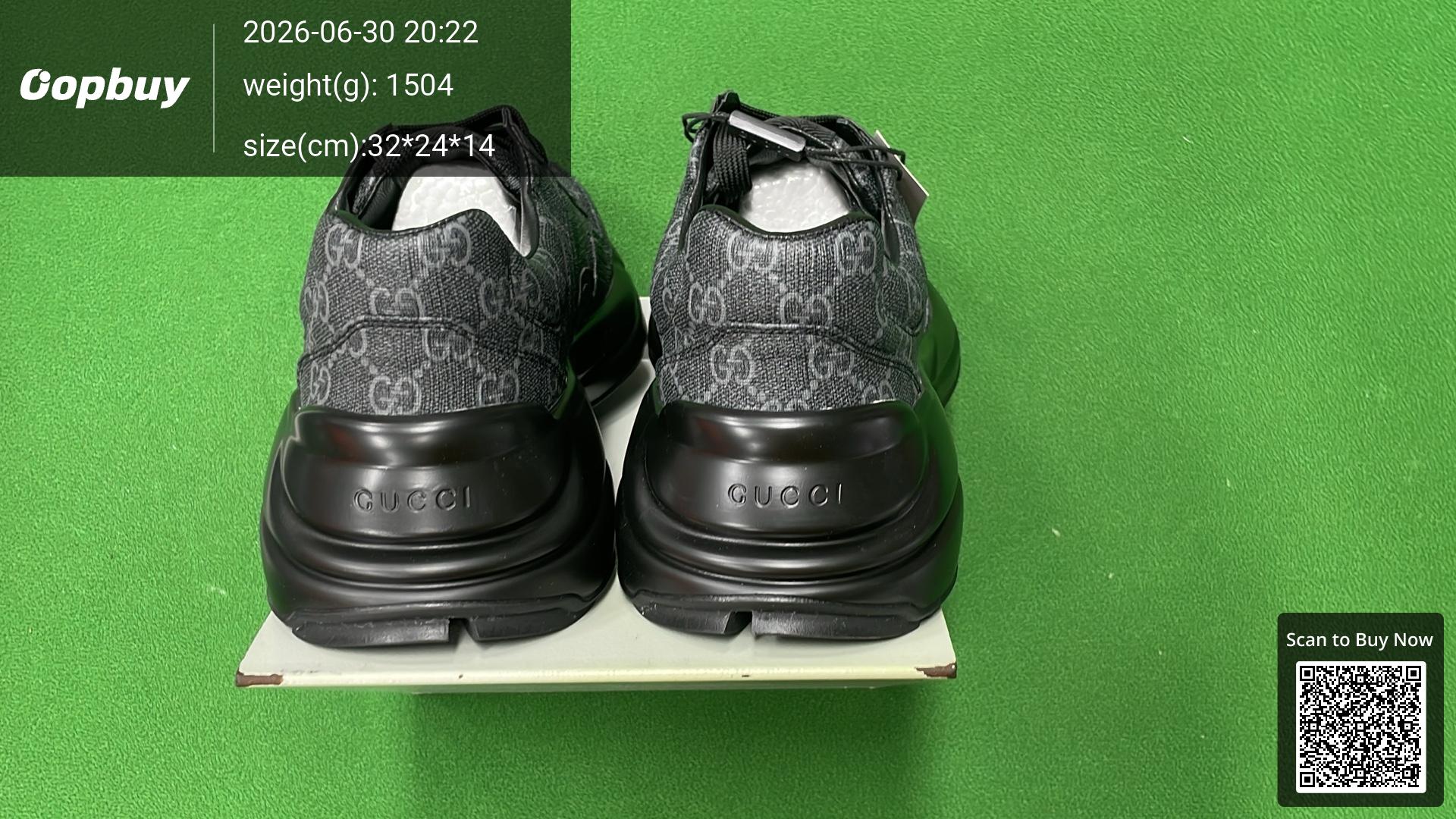 Foto QC 3 de Gucci Rhyton Low GG Supreme Monogram Blue Navy