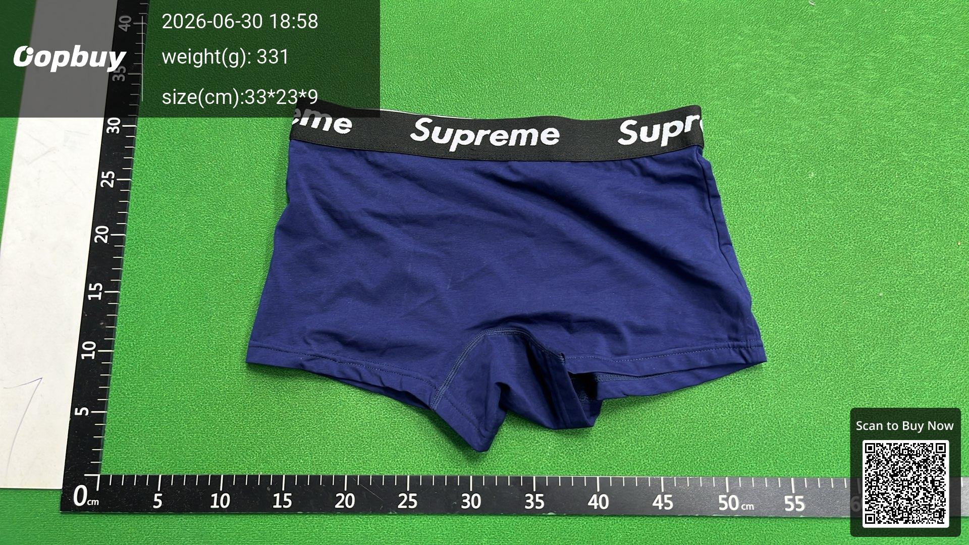 Foto QC 6 de Supreme Underwear Cotton Boxer Red