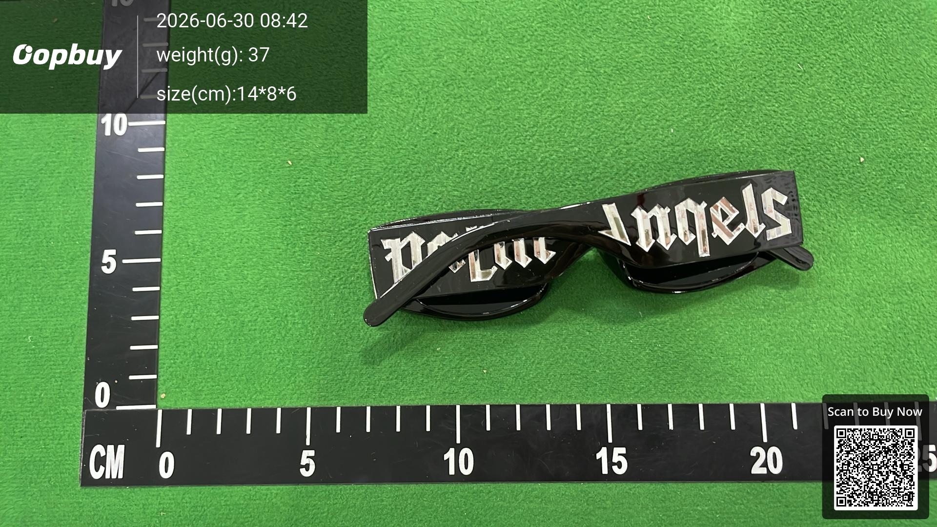Foto QC 2 de Palm Angels Rectangular Acetate Eyeglasses Transparent Transparent (7436443459)