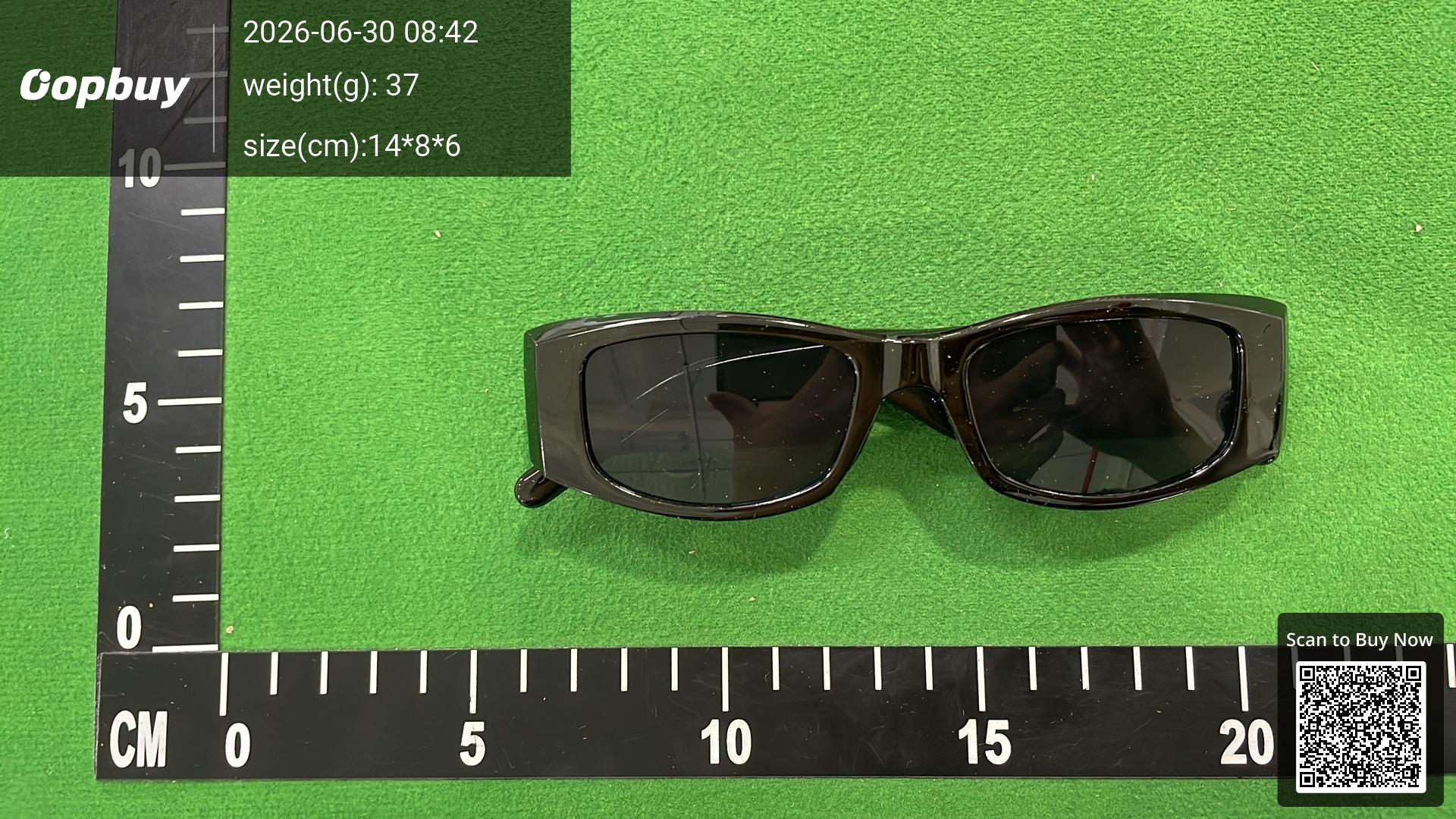 Foto QC 1 de Palm Angels Rectangular Acetate Eyeglasses Transparent Transparent (7436443459)