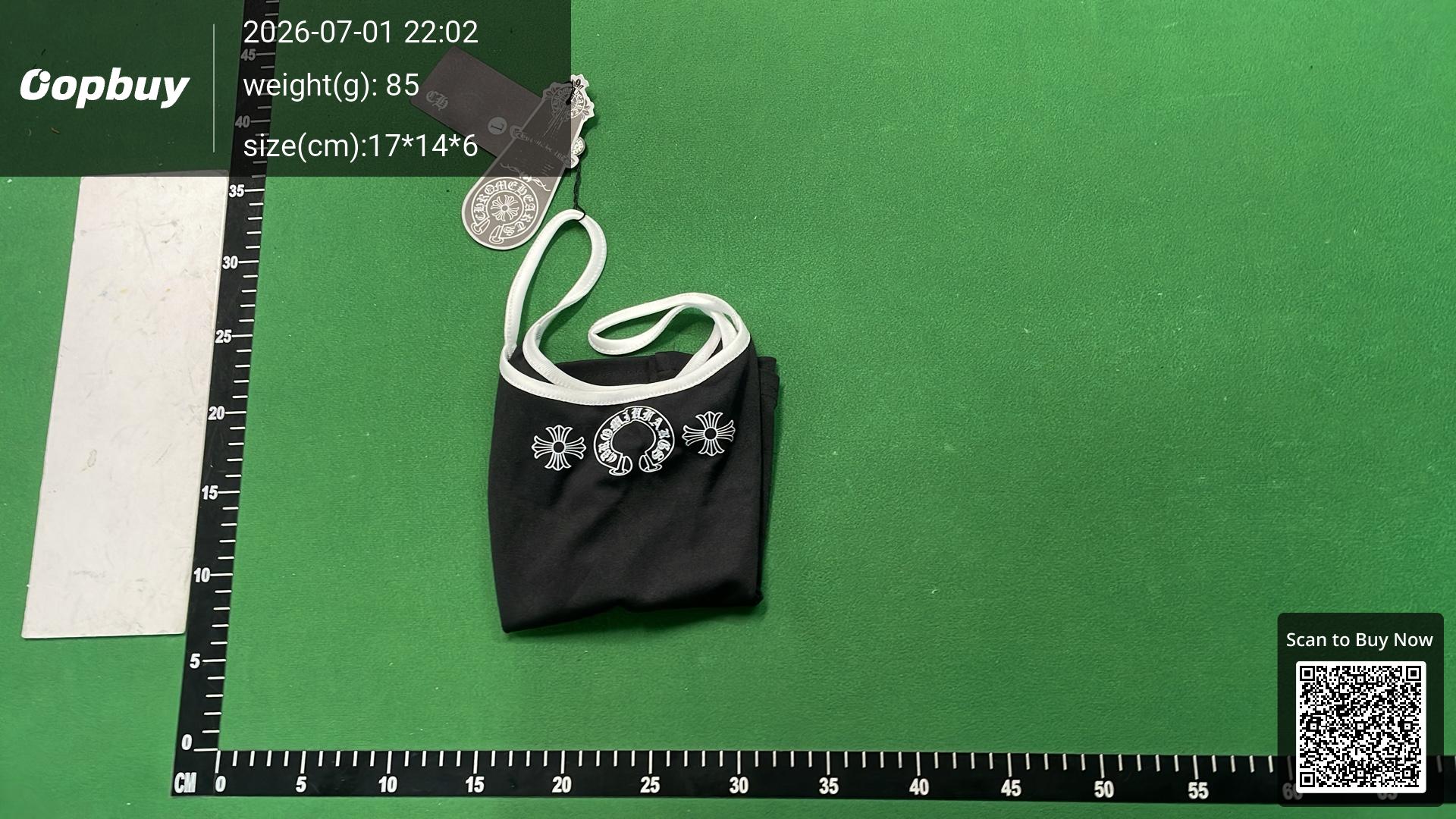Foto QC 7 de Chrome Hearts Tank Horseshoe Floral Logo Contrast Trim Grey White
