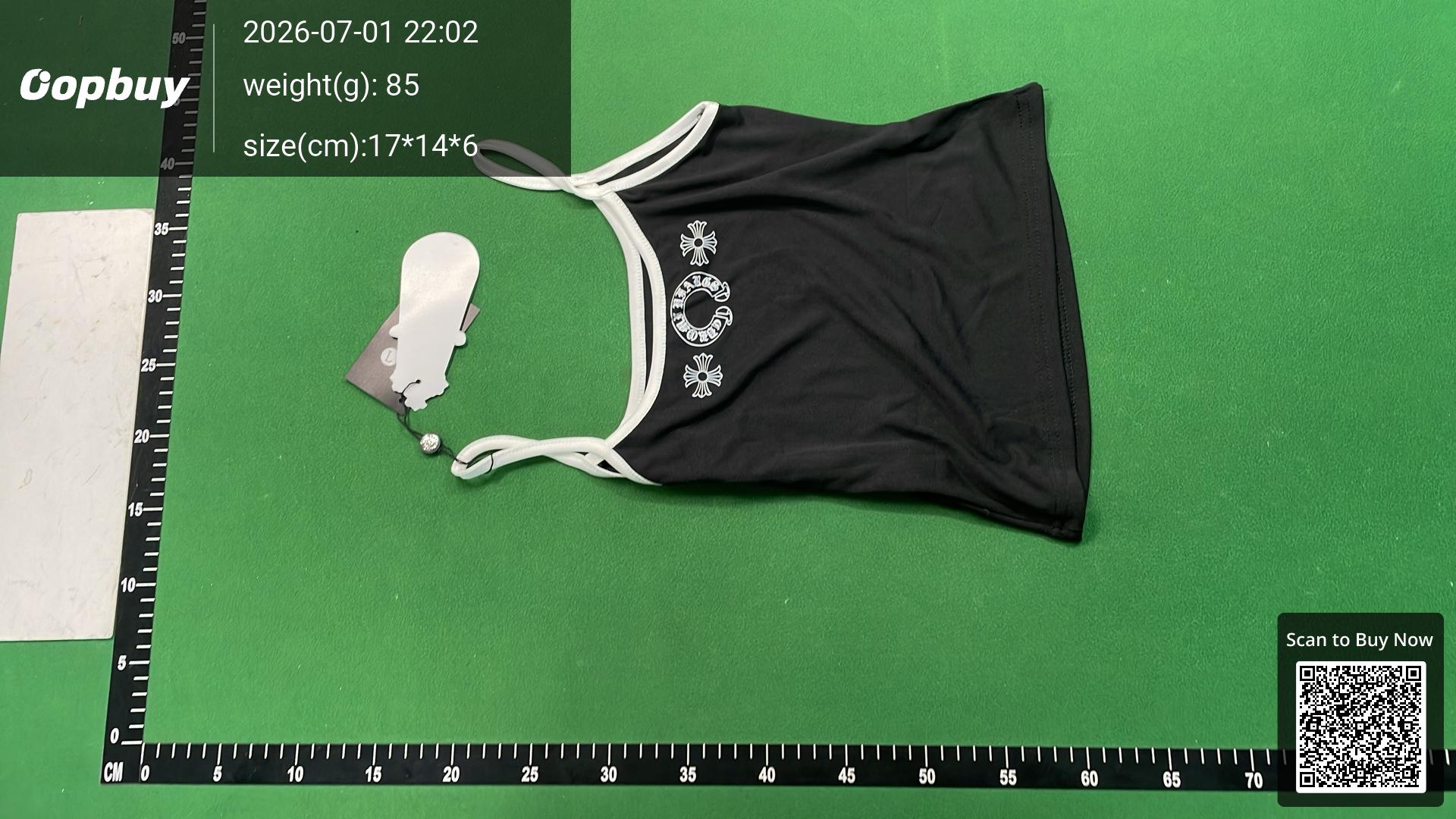 Foto QC 5 de Chrome Hearts Tank Horseshoe Floral Logo Contrast Trim Grey White