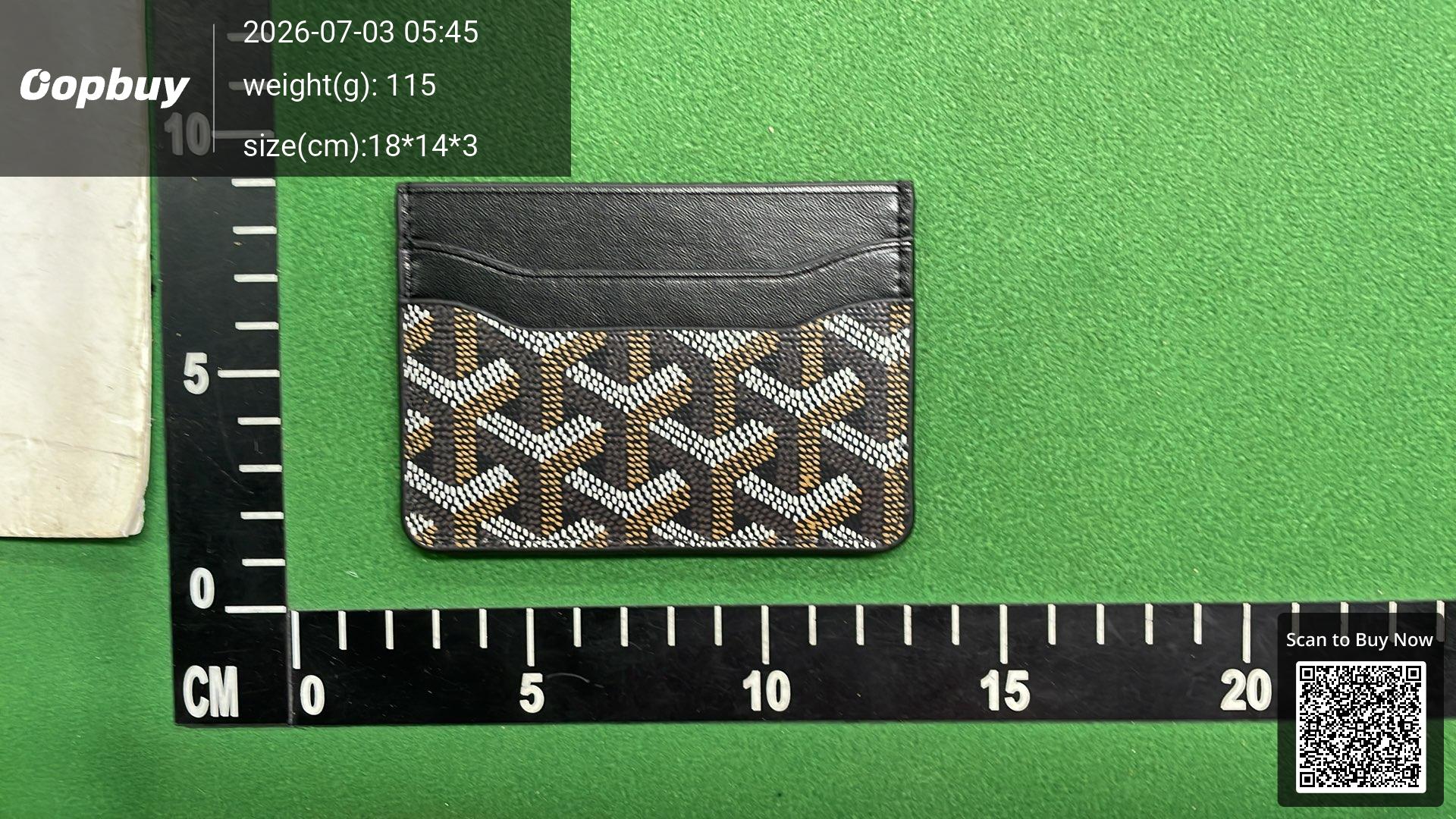 Foto QC 2 de Goyard Cosmetic Pouch Green Goyardine