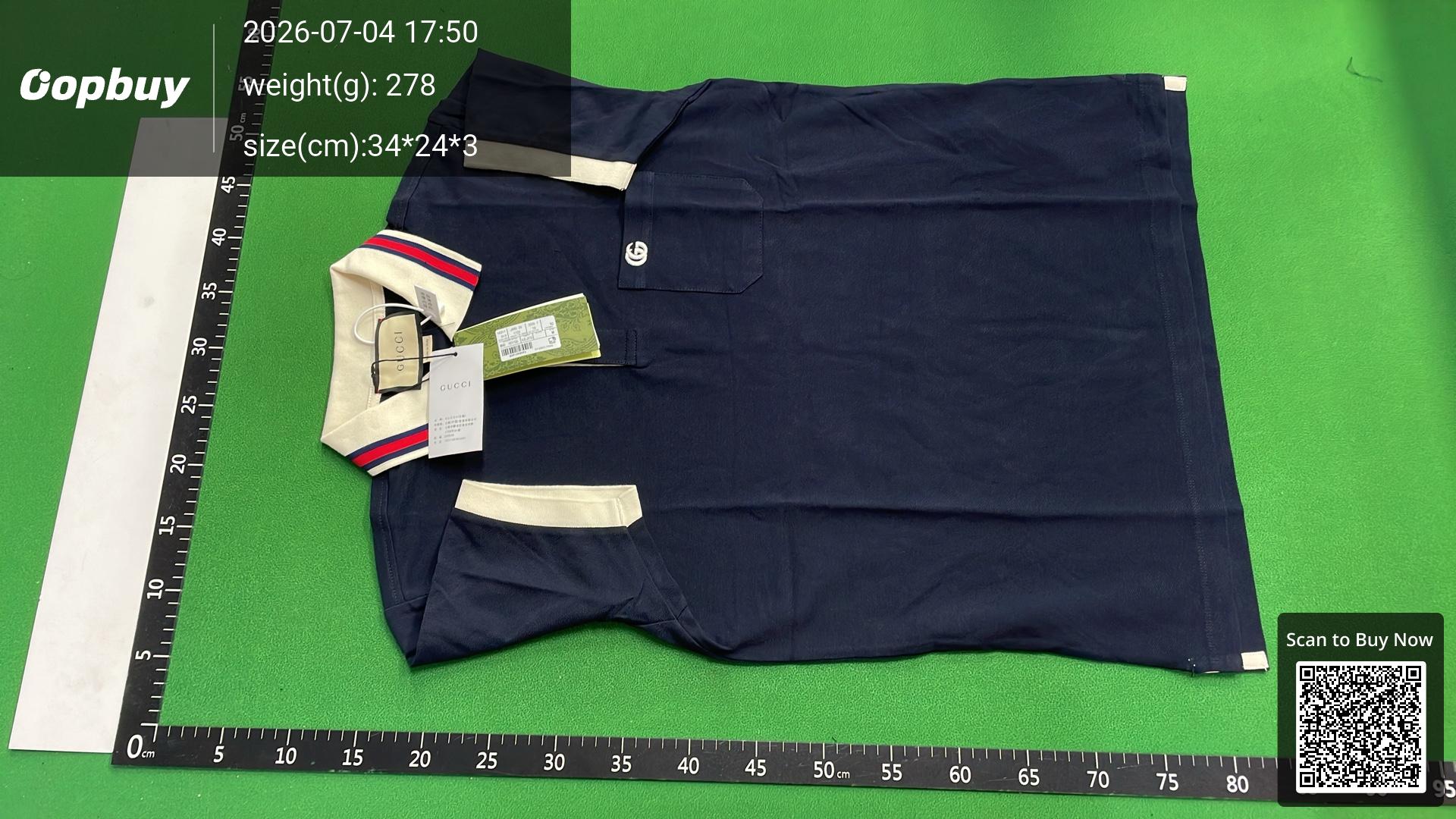 Foto QC 7 de Gucci Jumbo GG Shirt Polo Beige