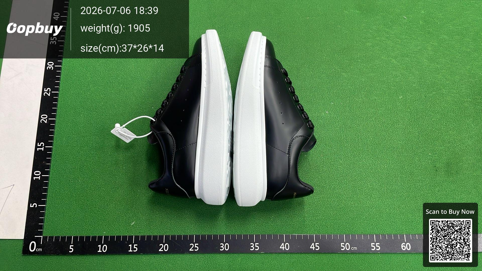 Foto QC 5 de Alexander McQueen Oversized Low Black Black