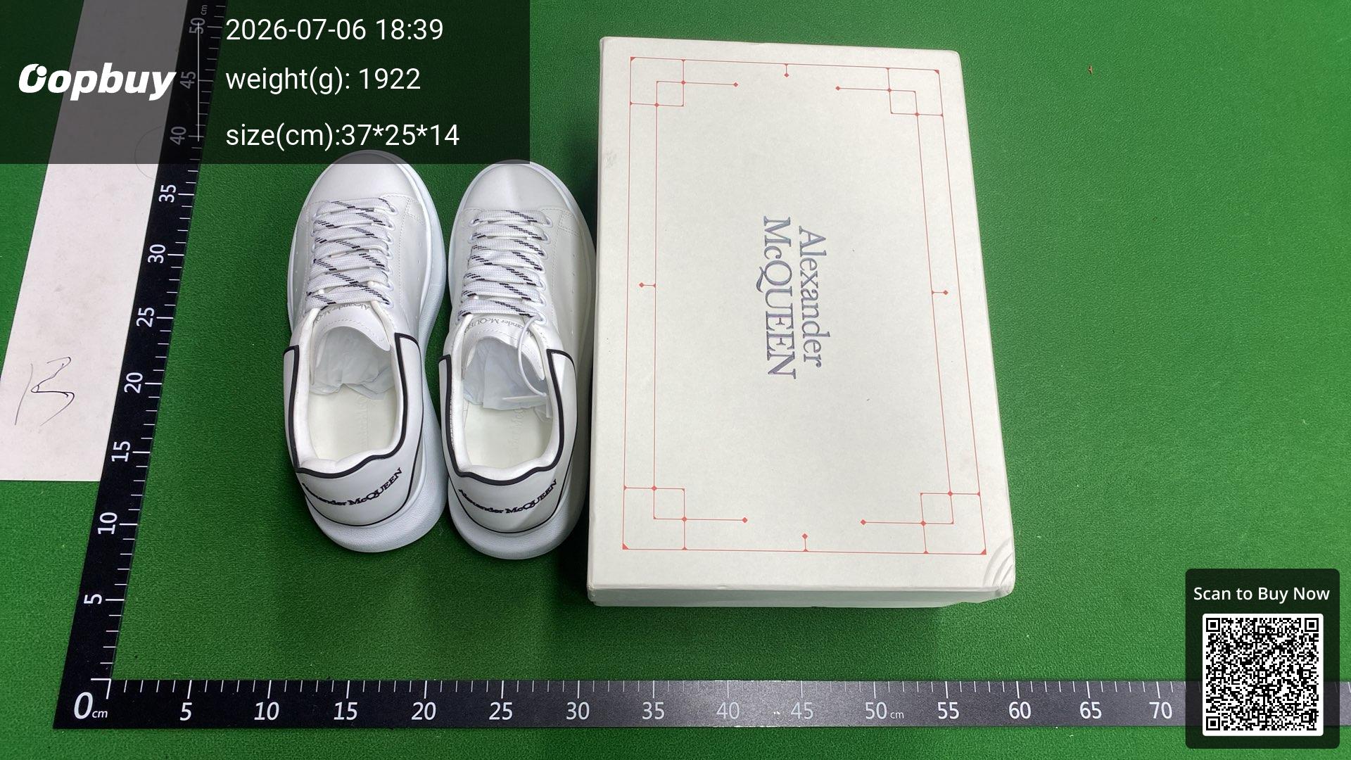 Foto QC 7 de Alexander McQueen Oversized Low Black Black