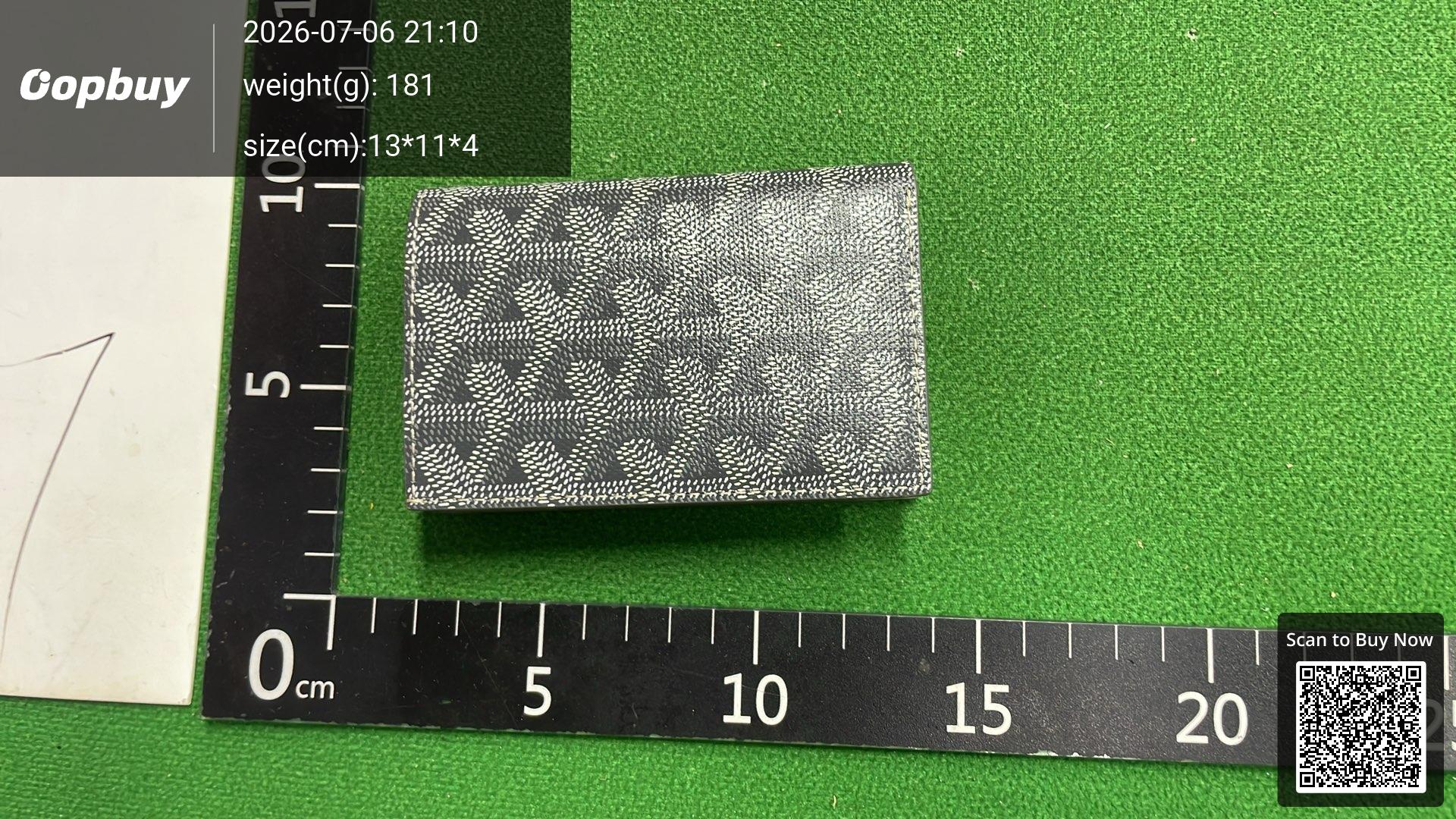 Foto QC 2 de Goyard Saint-Pierre Card Wallet Goyardine Black