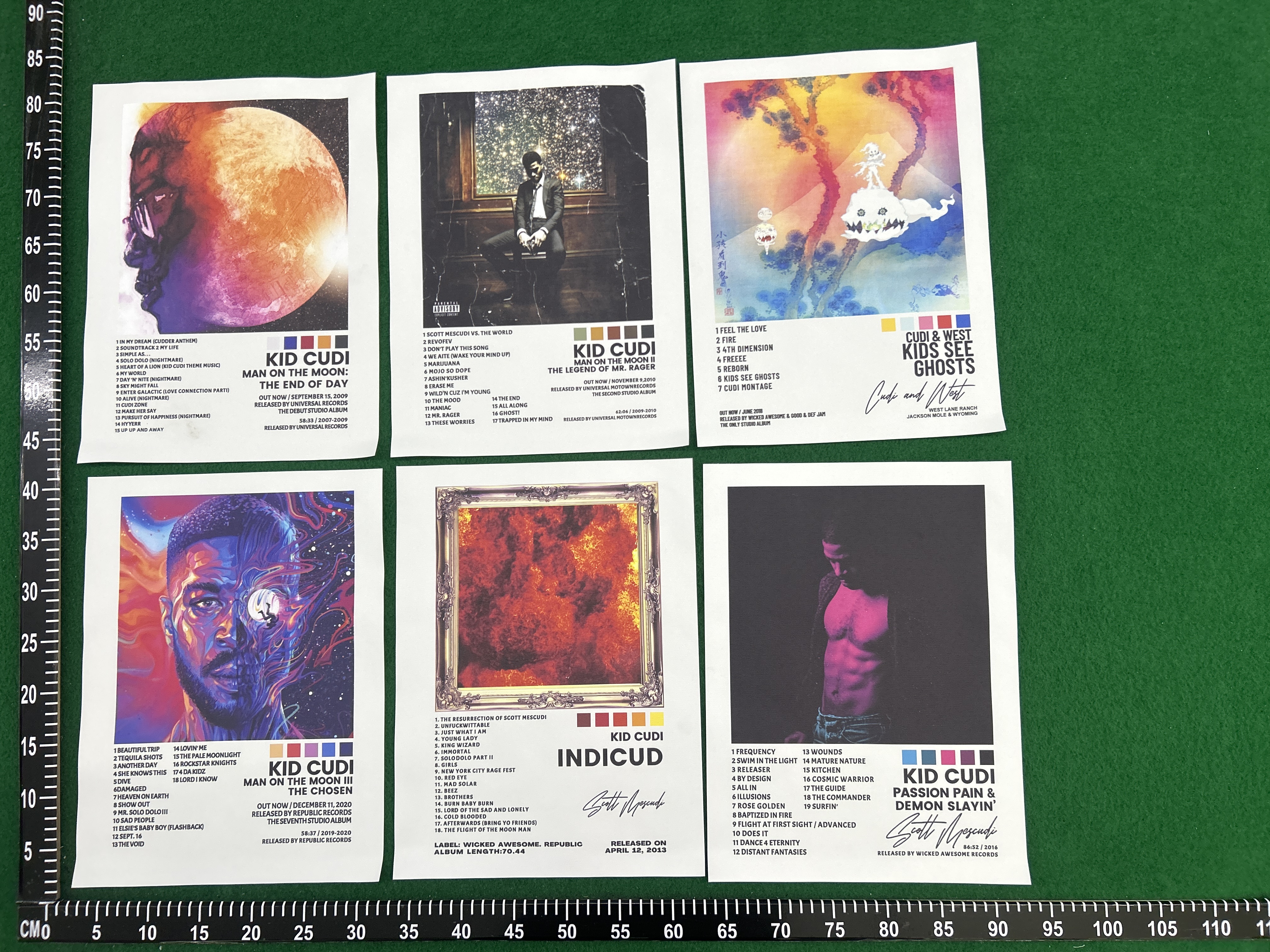 Foto QC 7 de Tyler, The Creator Tyler, The Creator Album Cover Tracklist Series Canvas Poster Wall Art