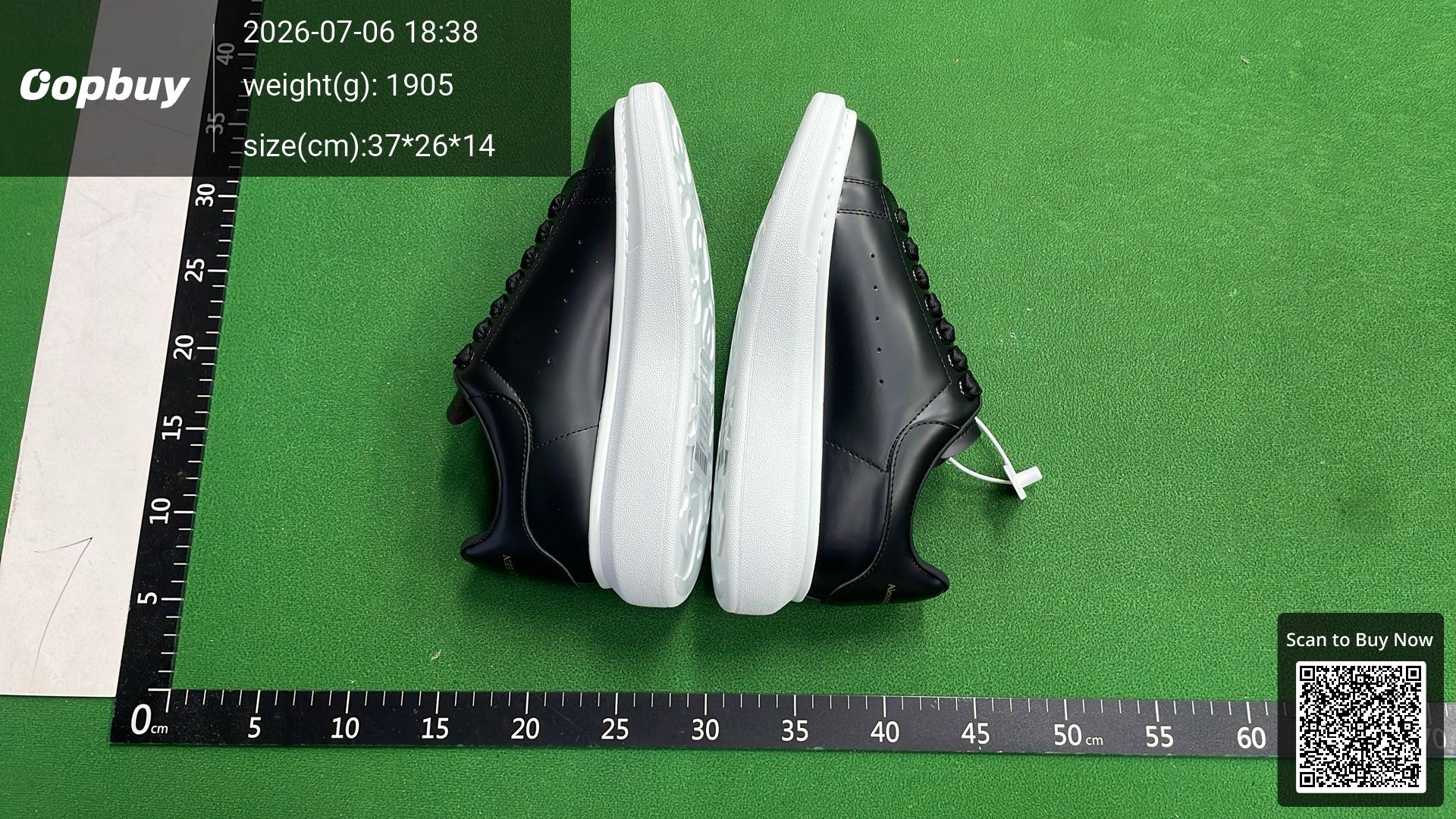 Foto QC 4 de Alexander McQueen Oversized Low Black Black
