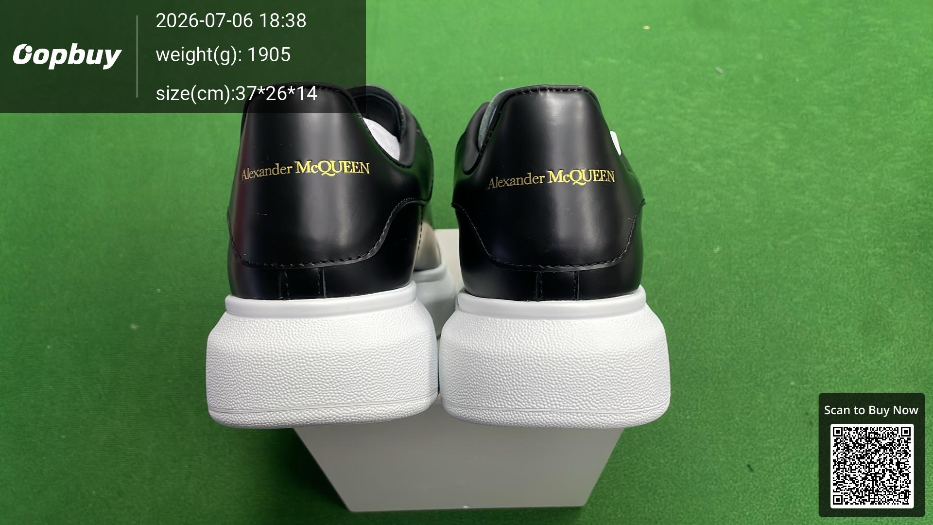 Foto QC 3 de Alexander McQueen Oversized Low Black Black