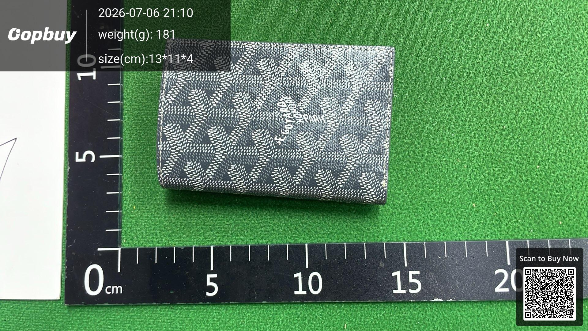 Foto QC 1 de Goyard Saint-Pierre Card Wallet Goyardine Black