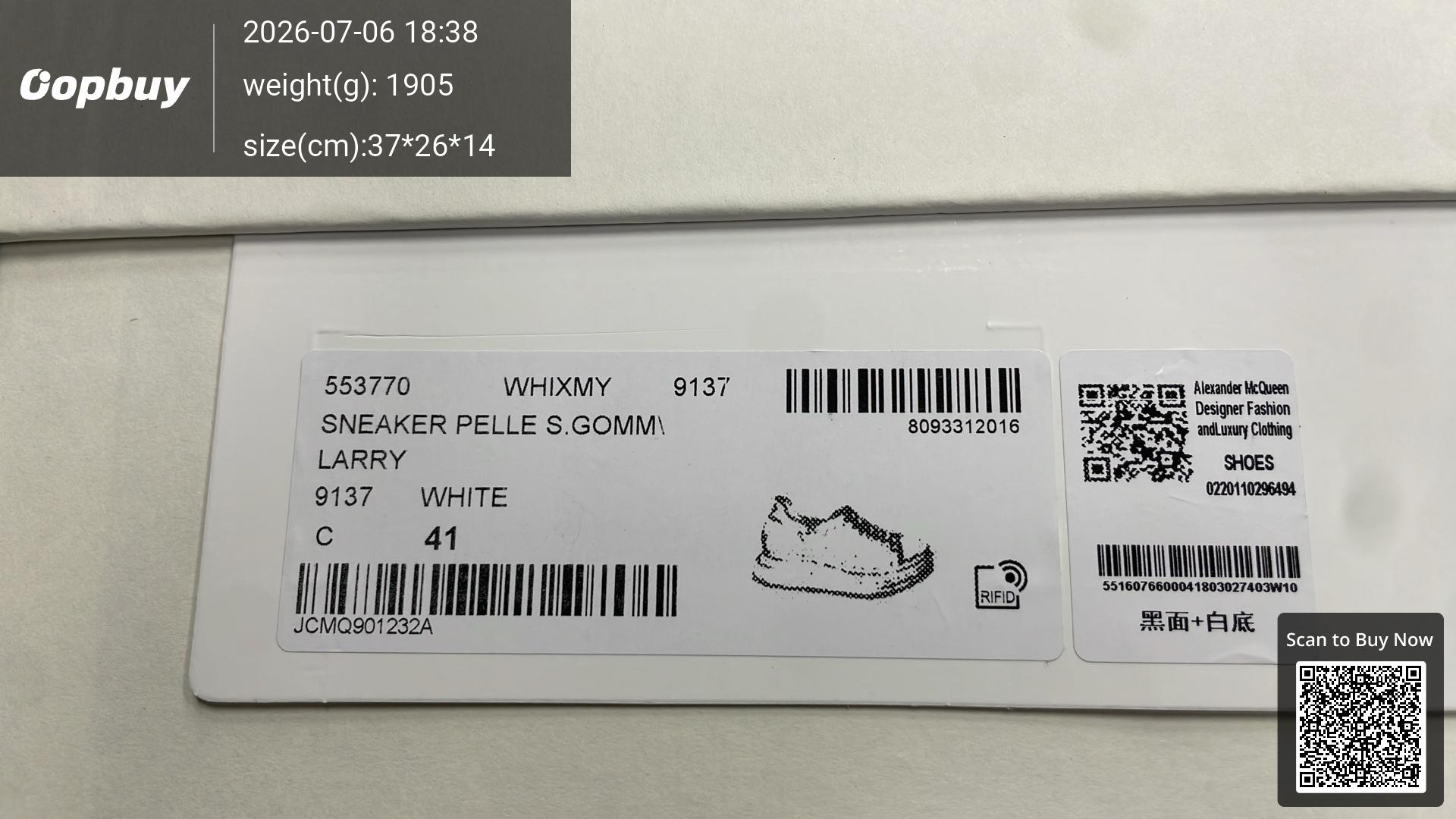 Foto QC 2 de Alexander McQueen Oversized Low Black Black