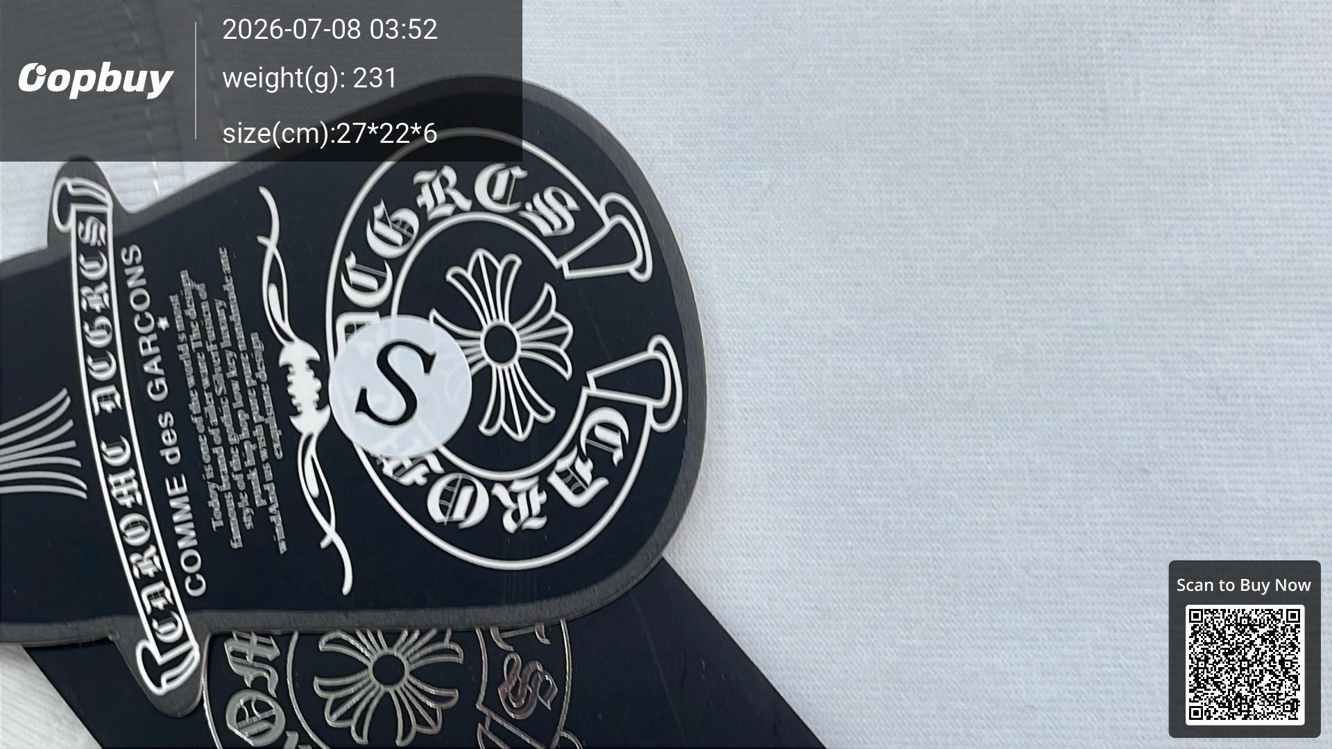 Foto QC 1 de Chrome Hearts Multi Color Cross Cemetery T-shirt White