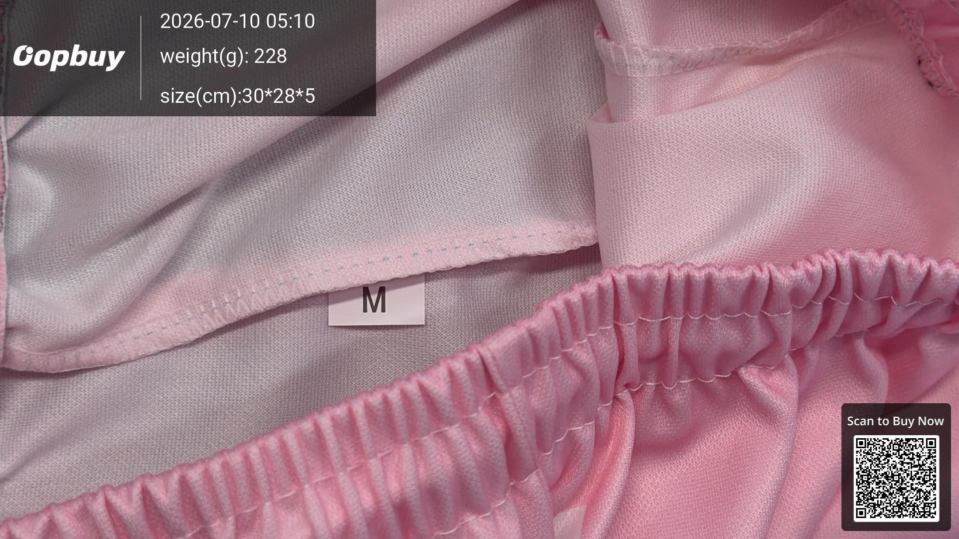 Foto QC 5 de Palm Angels Sweat Shorts Rainbow Side Stripe White