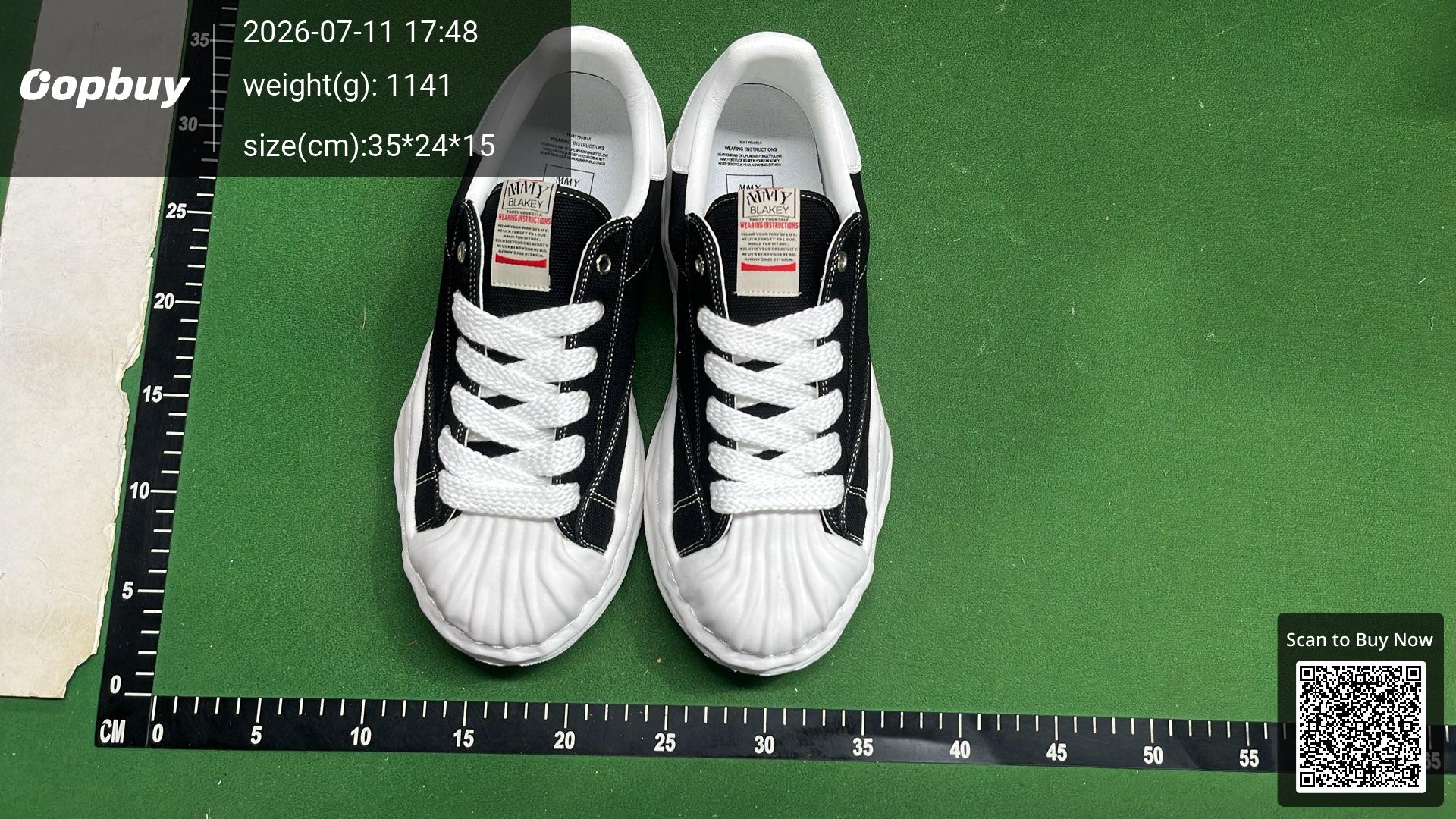 Foto QC 6 de Maison Mihara Yasuhiro Blakey Canvas Low OG Sole All Black