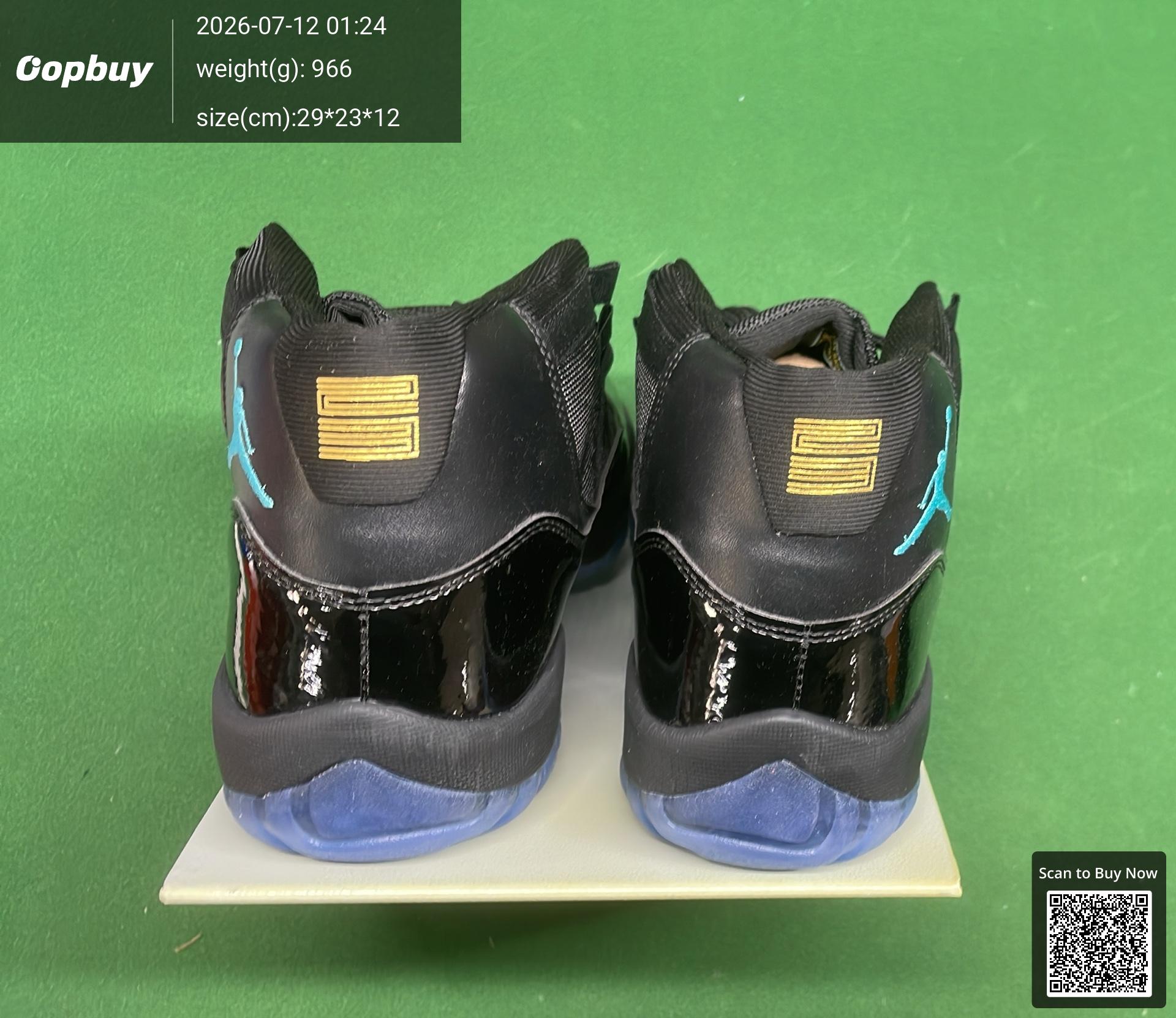 Foto QC 3 de Jordan 11 Retro Gamma Blue 378037-006