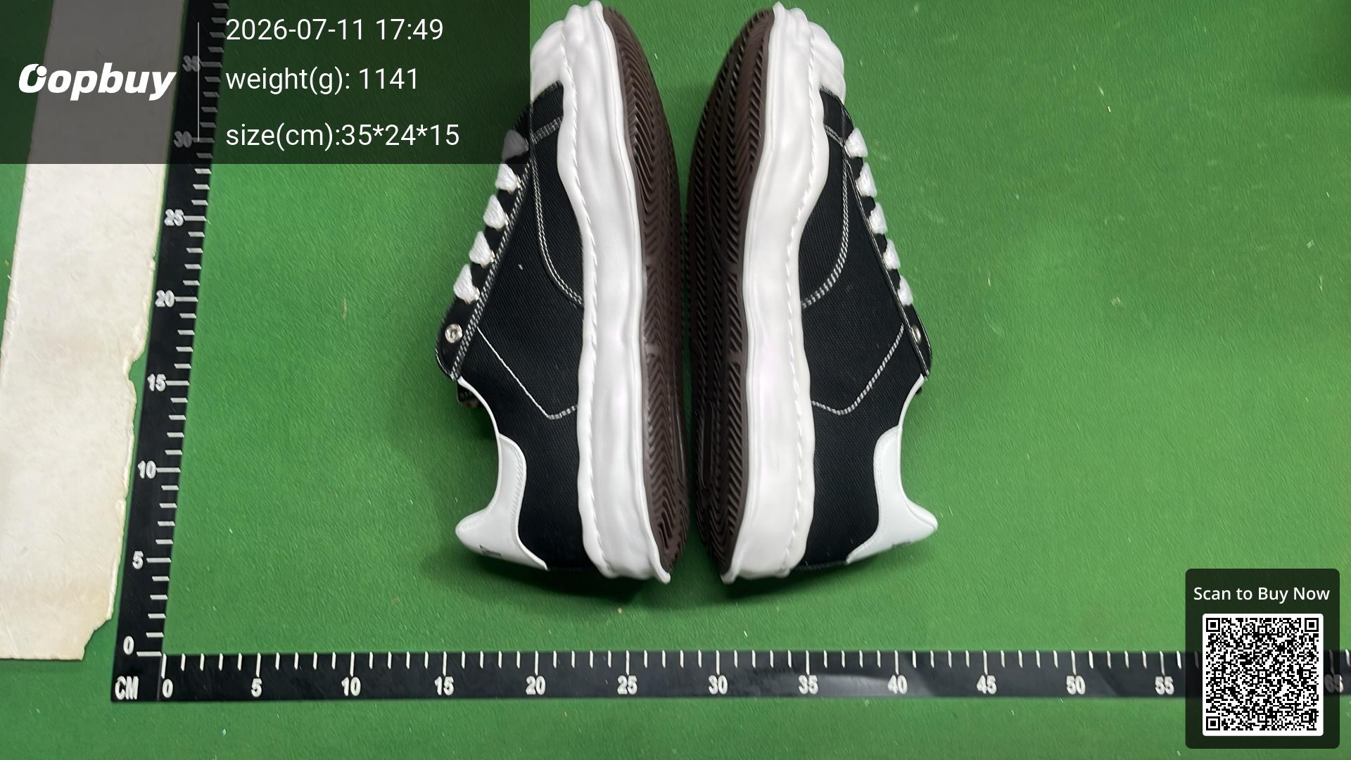 Foto QC 4 de Maison Mihara Yasuhiro Blakey Canvas Low OG Sole All Black