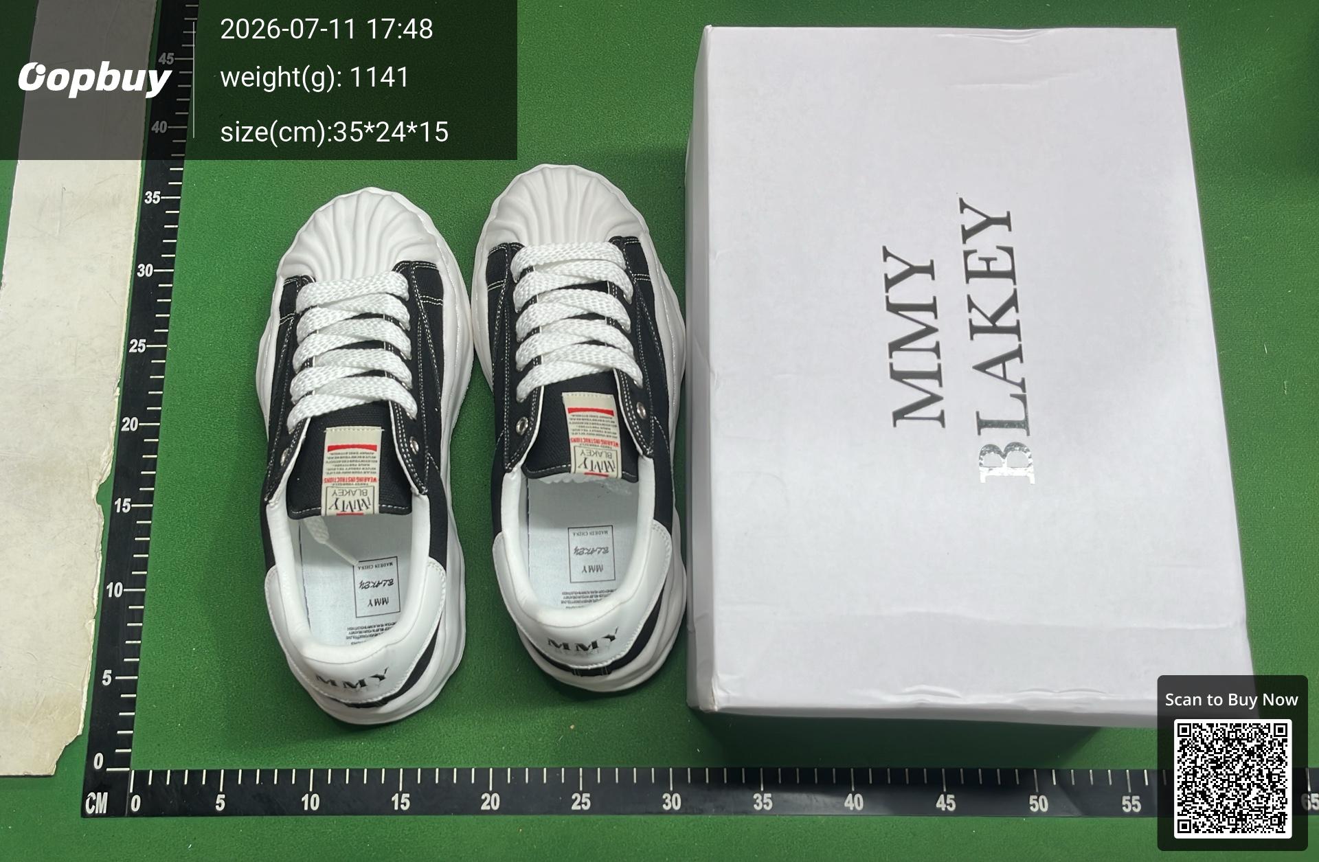 Foto QC 1 de Maison Mihara Yasuhiro Blakey Canvas Low OG Sole All Black