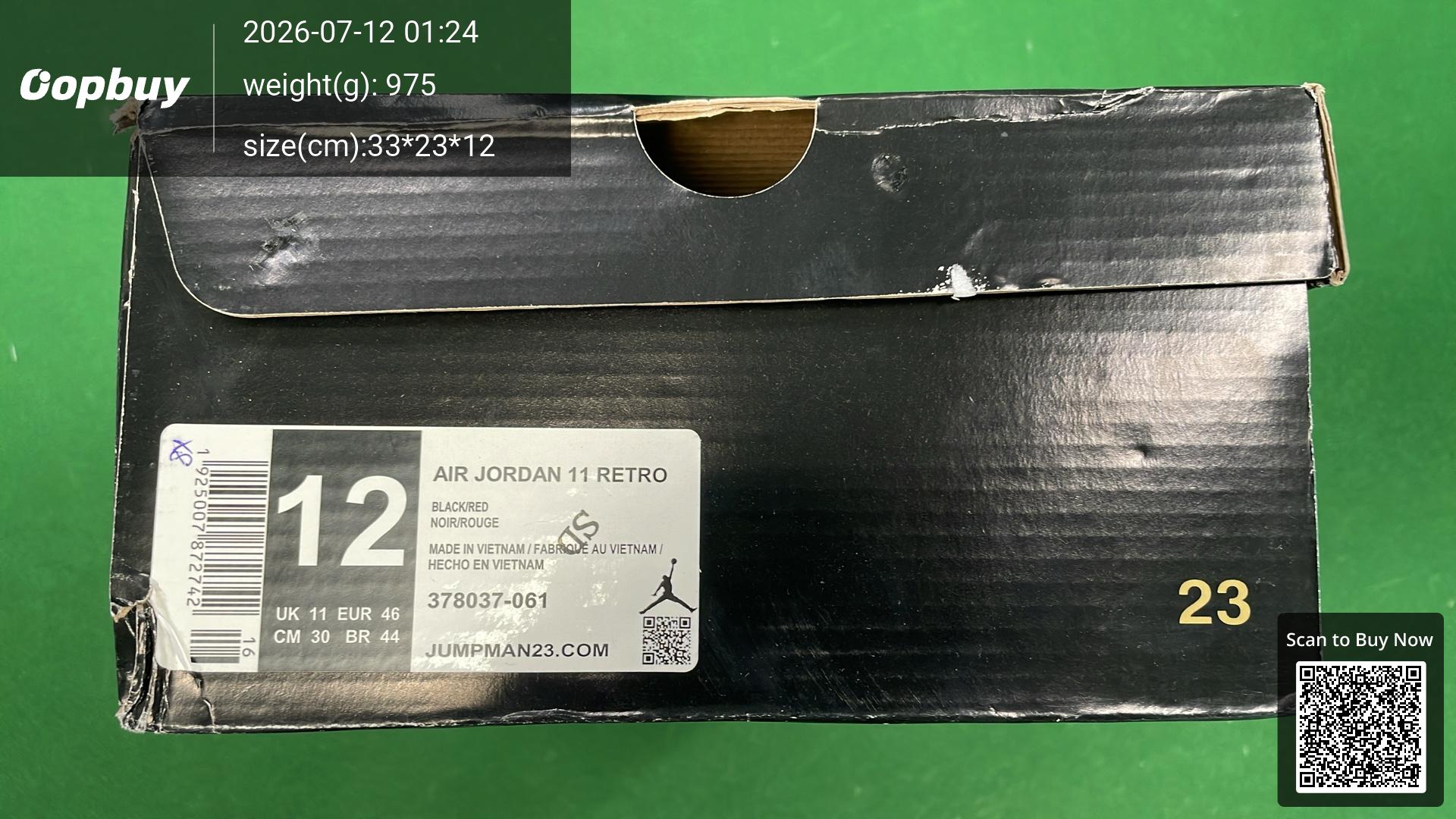 Foto QC 8 de Jordan 11 Retro Gamma Blue 378037-006