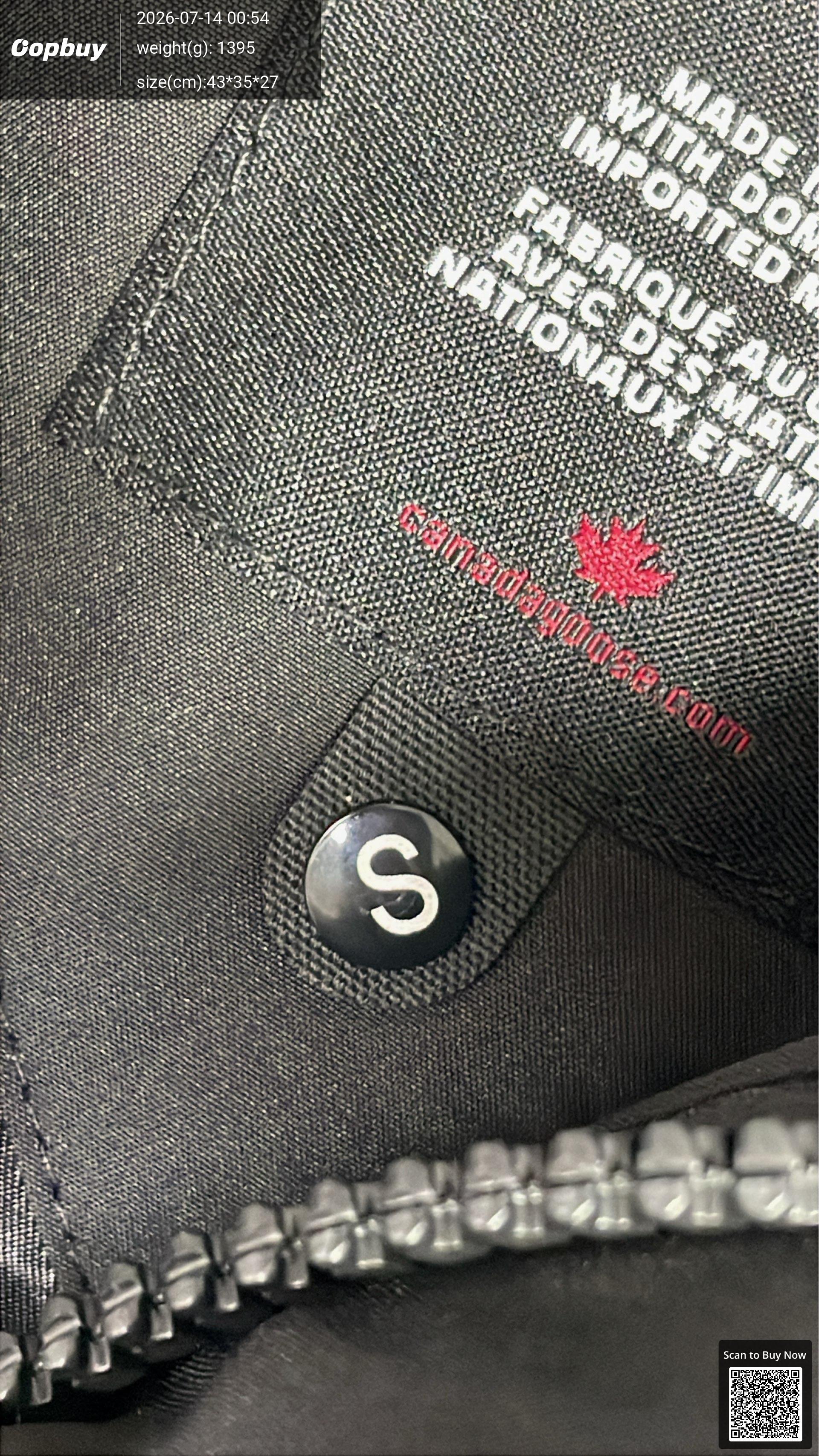 Foto QC 1 de Canada Goose Wyndham Parka Down Jacket Black