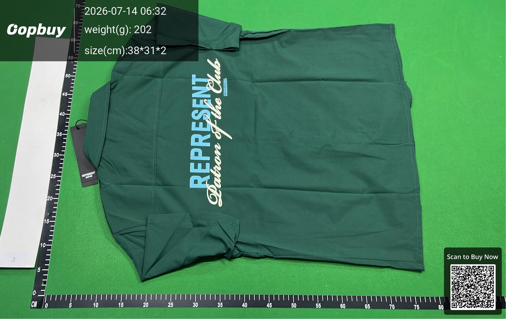 Foto QC 7 de Represent Initial Short Sleeve Shirt Olive