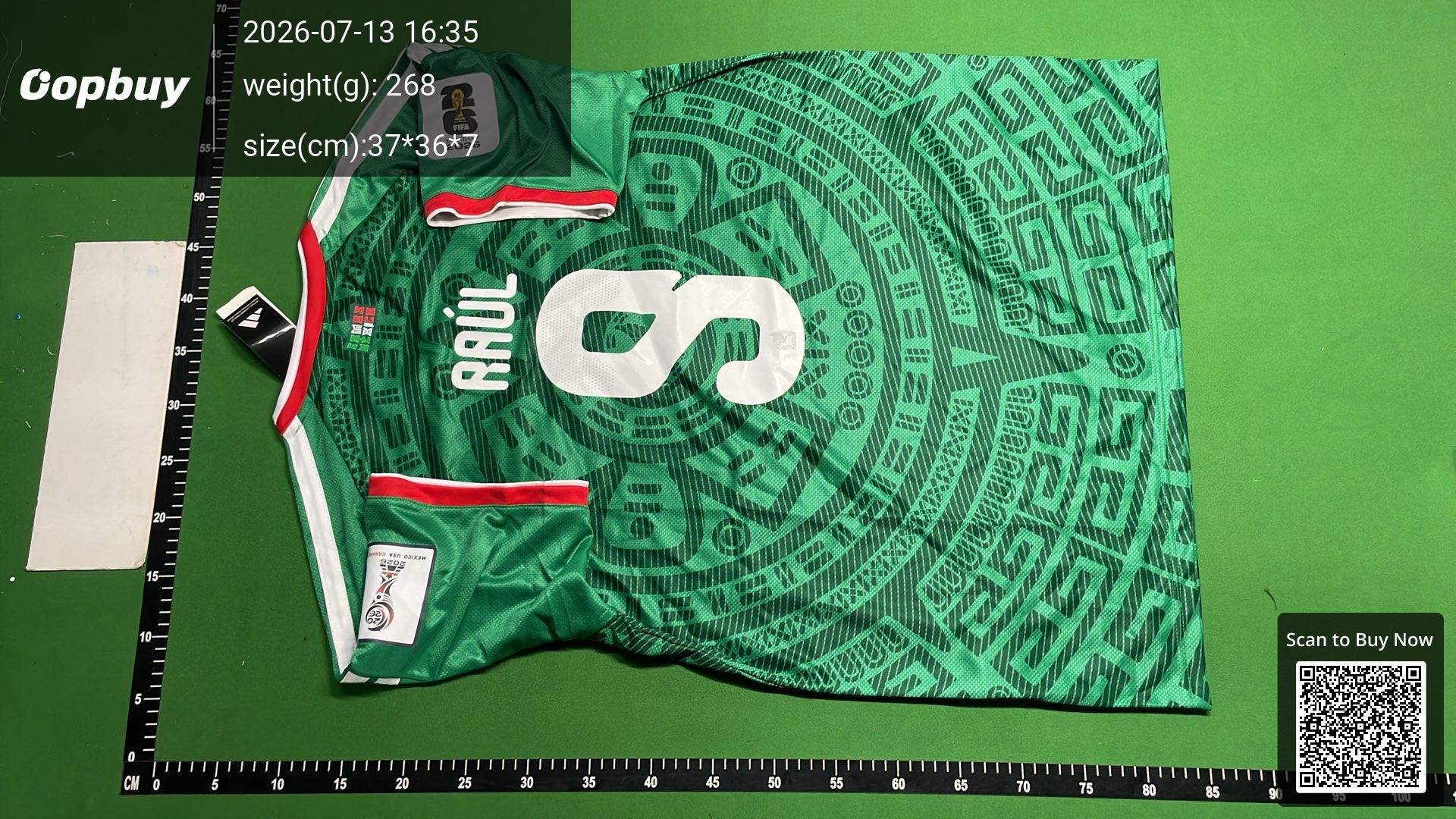 Foto QC 7 de Argentina 2026 World Cup Home Messi Jersey Light Blue/White